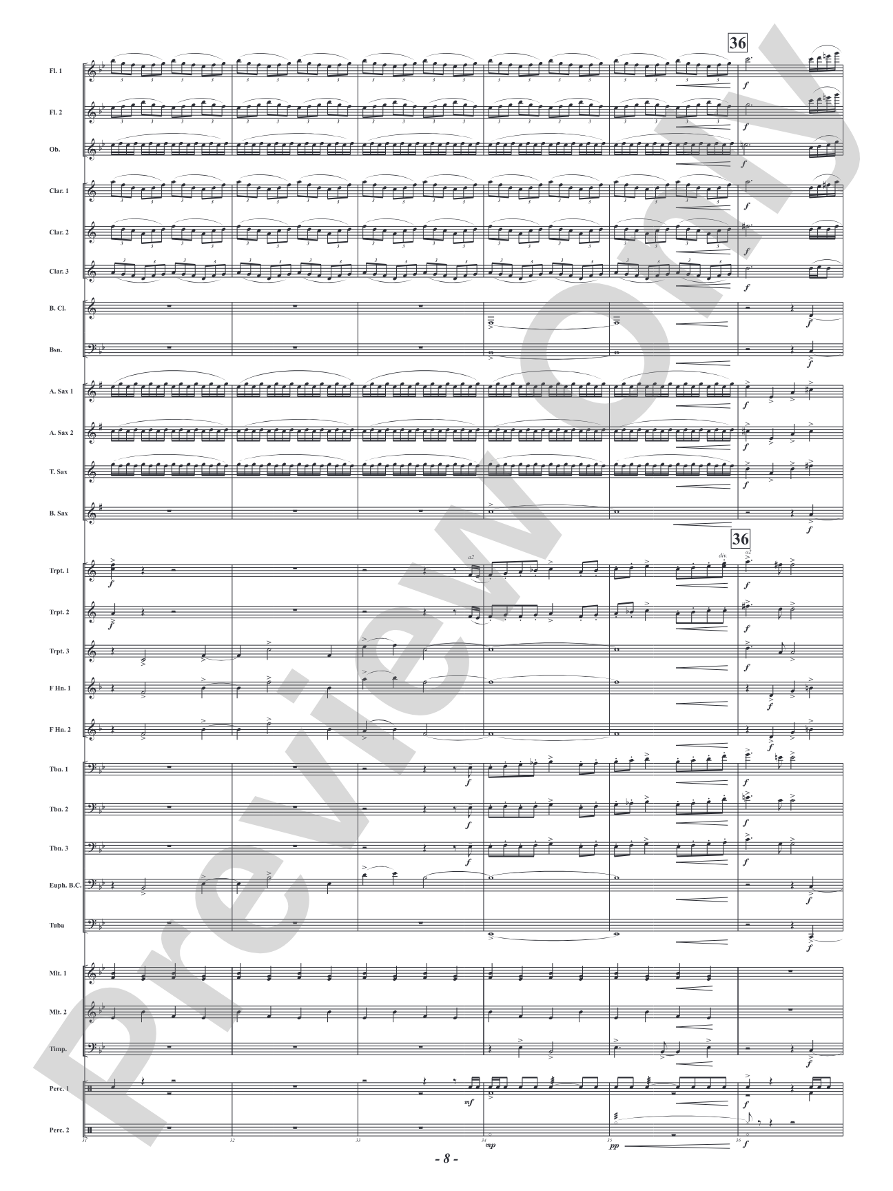 Soaring Over High and Low Country - Camden Celebration: Concert Band Conductor Score & Parts
