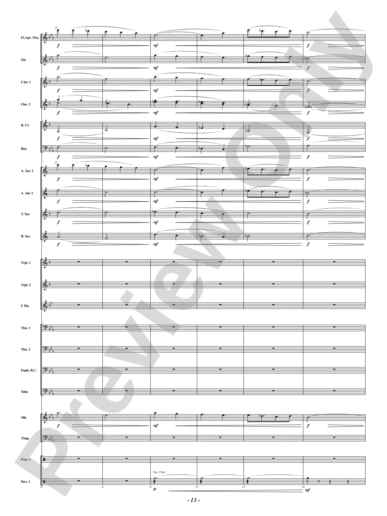 Fanfare for the Festival of Lights: Concert Band Conductor Score & Parts