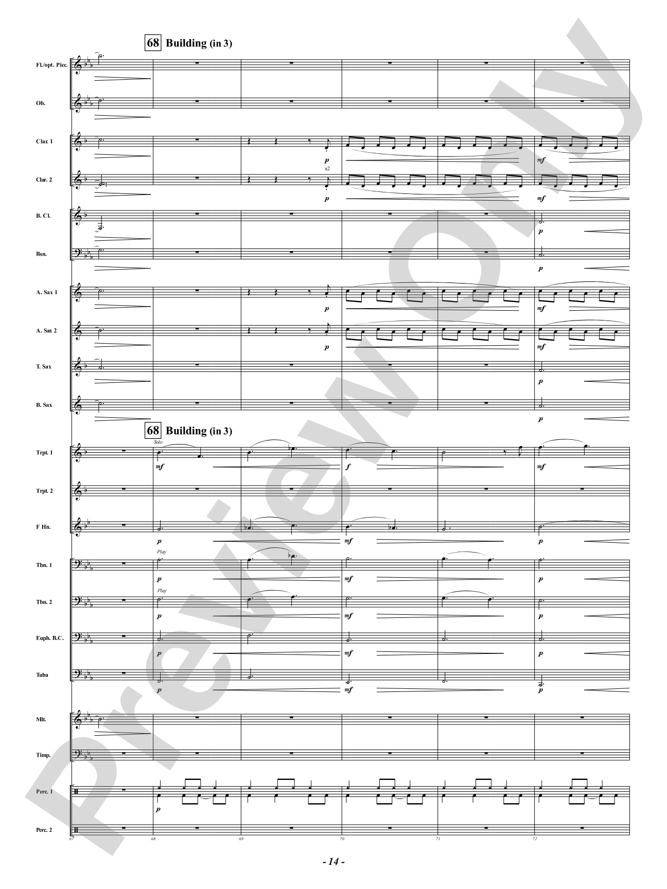Fanfare for the Festival of Lights: Concert Band Conductor Score & Parts