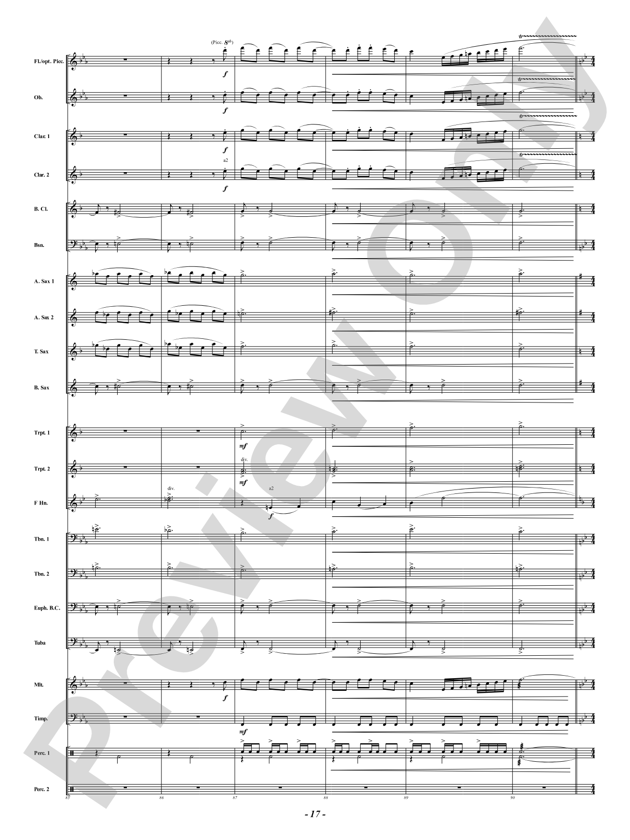 Fanfare for the Festival of Lights: Concert Band Conductor Score & Parts