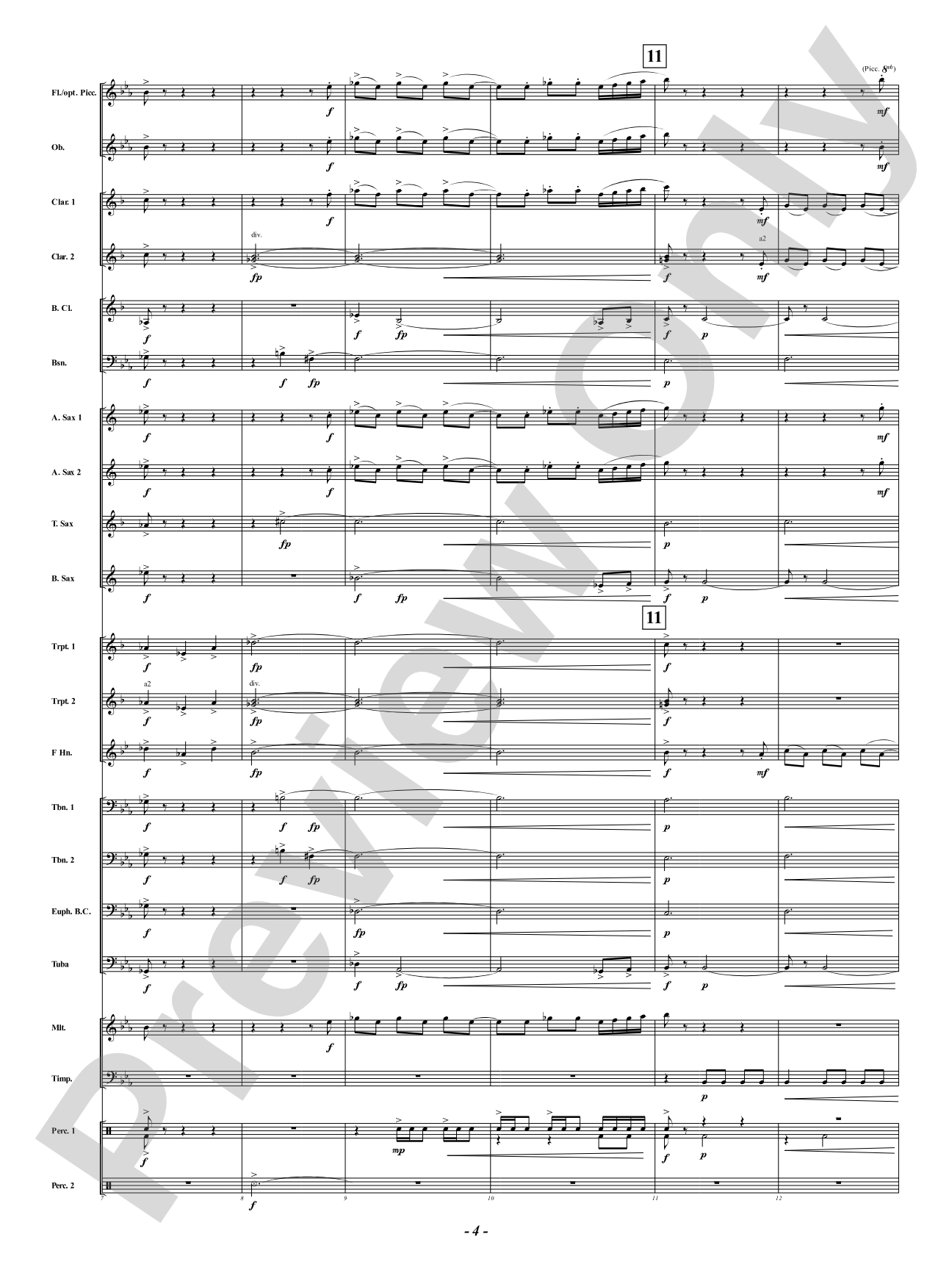 Fanfare for the Festival of Lights: Concert Band Conductor Score & Parts