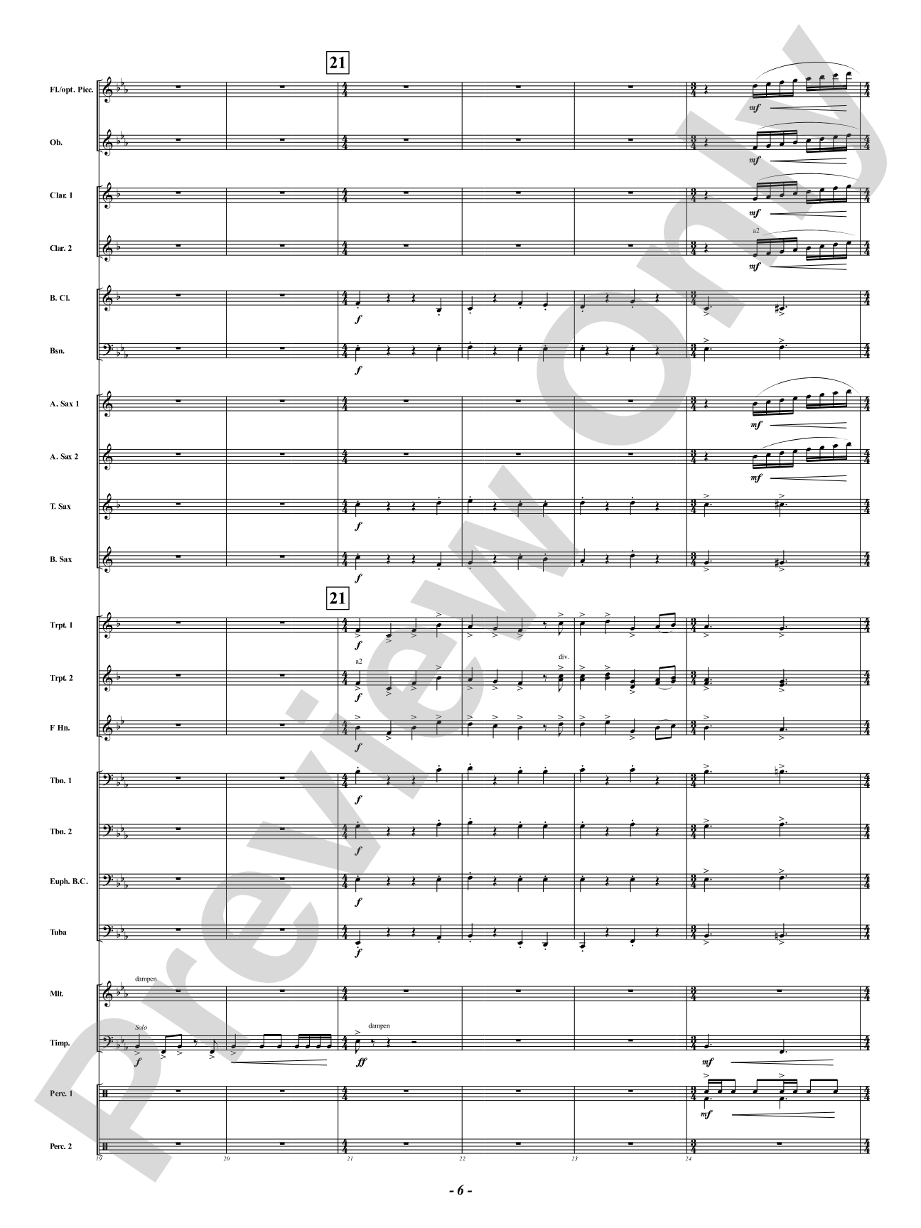 Fanfare for the Festival of Lights: Concert Band Conductor Score & Parts