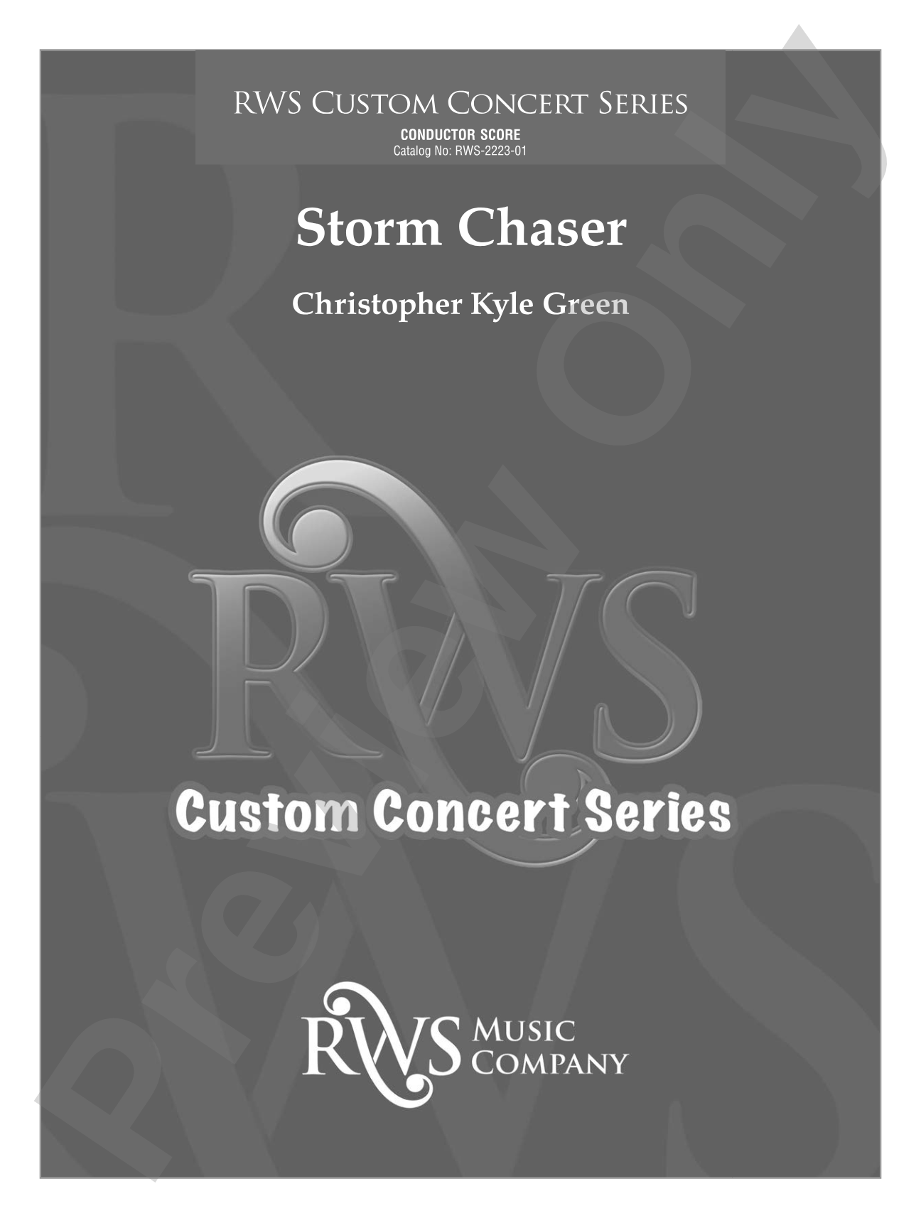 Storm Chaser: Flexible Concert Band Conductor Score & Parts