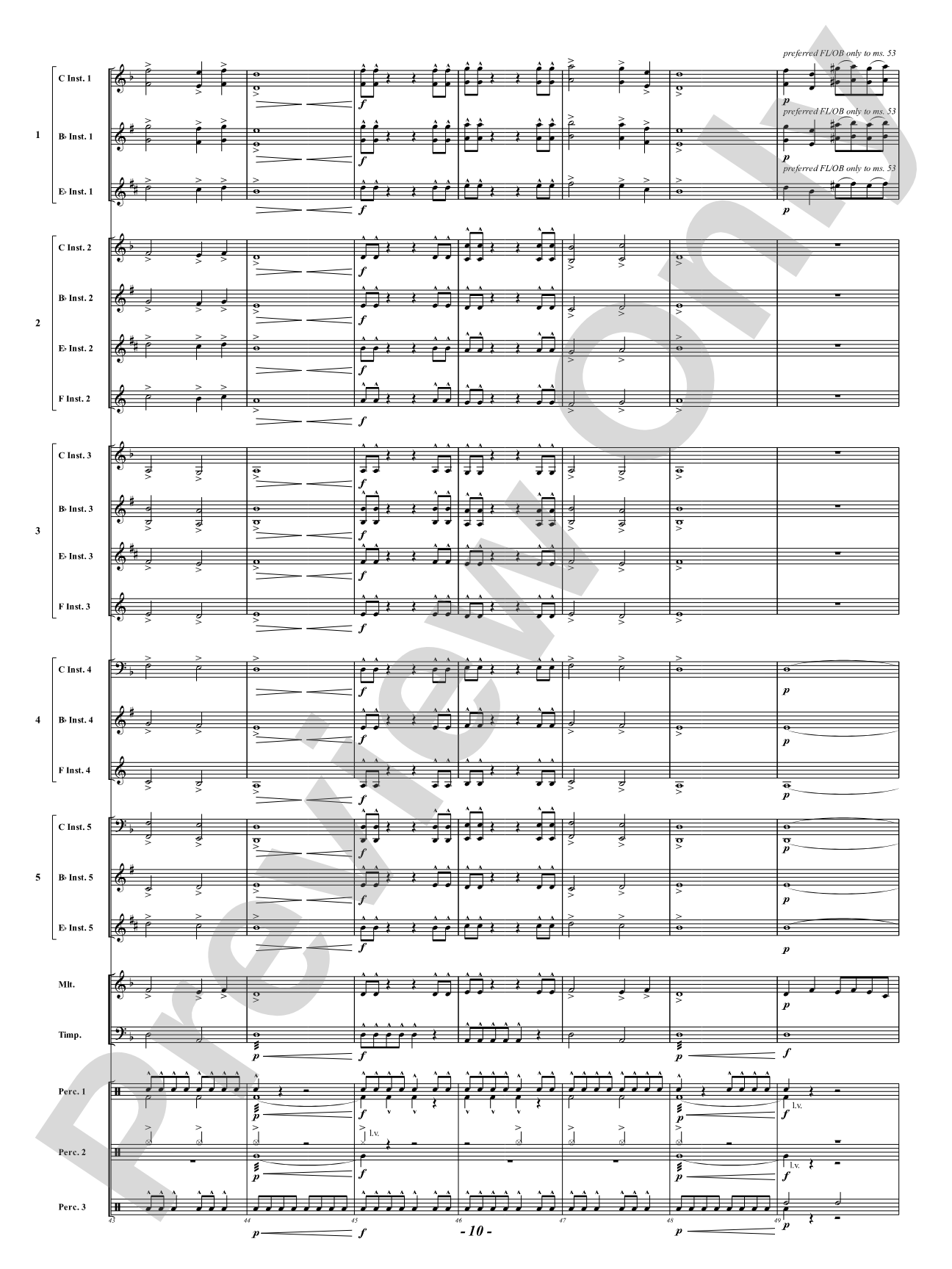 Storm Chaser: Flexible Concert Band Conductor Score & Parts