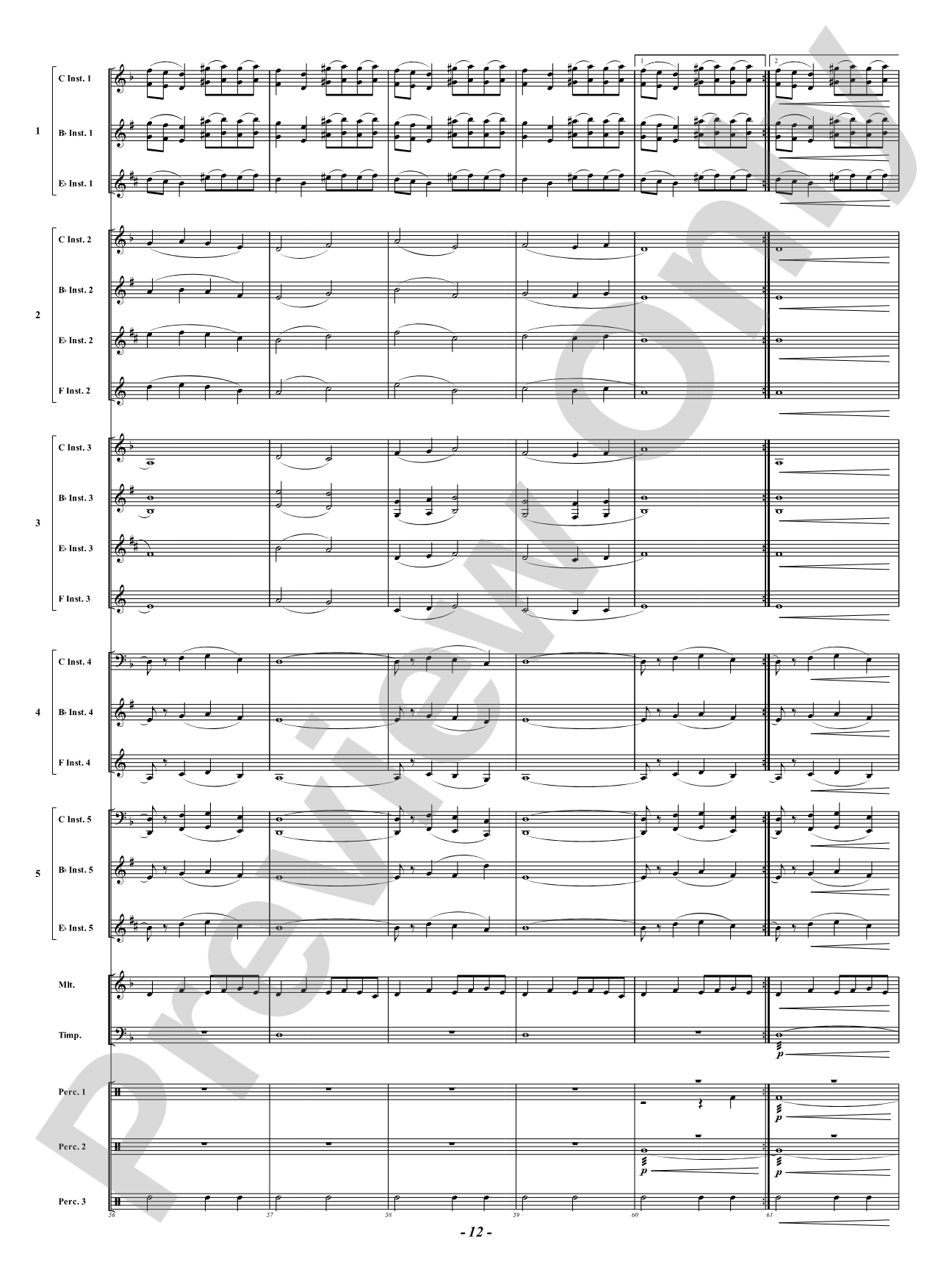 Storm Chaser: Flexible Concert Band Conductor Score & Parts