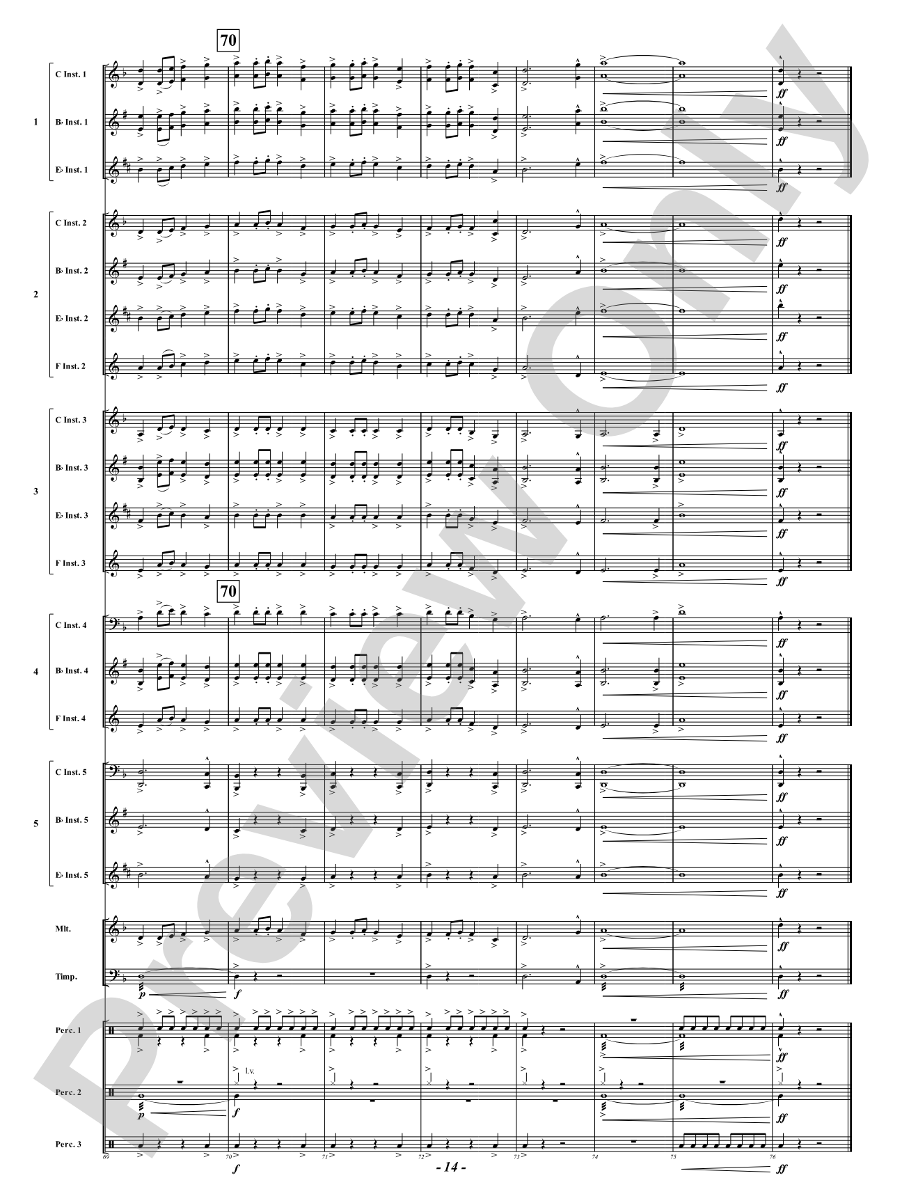 Storm Chaser: Flexible Concert Band Conductor Score & Parts