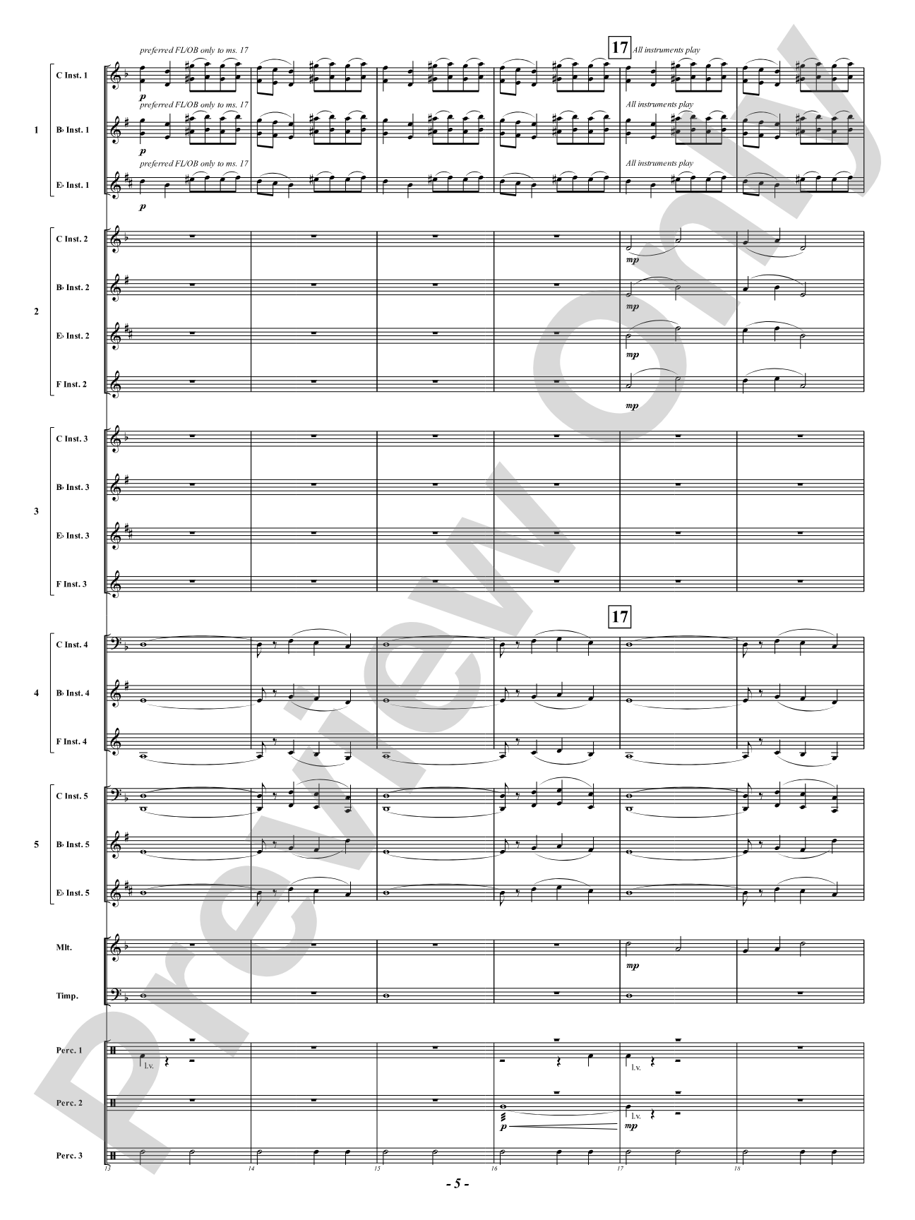 Storm Chaser: Flexible Concert Band Conductor Score & Parts