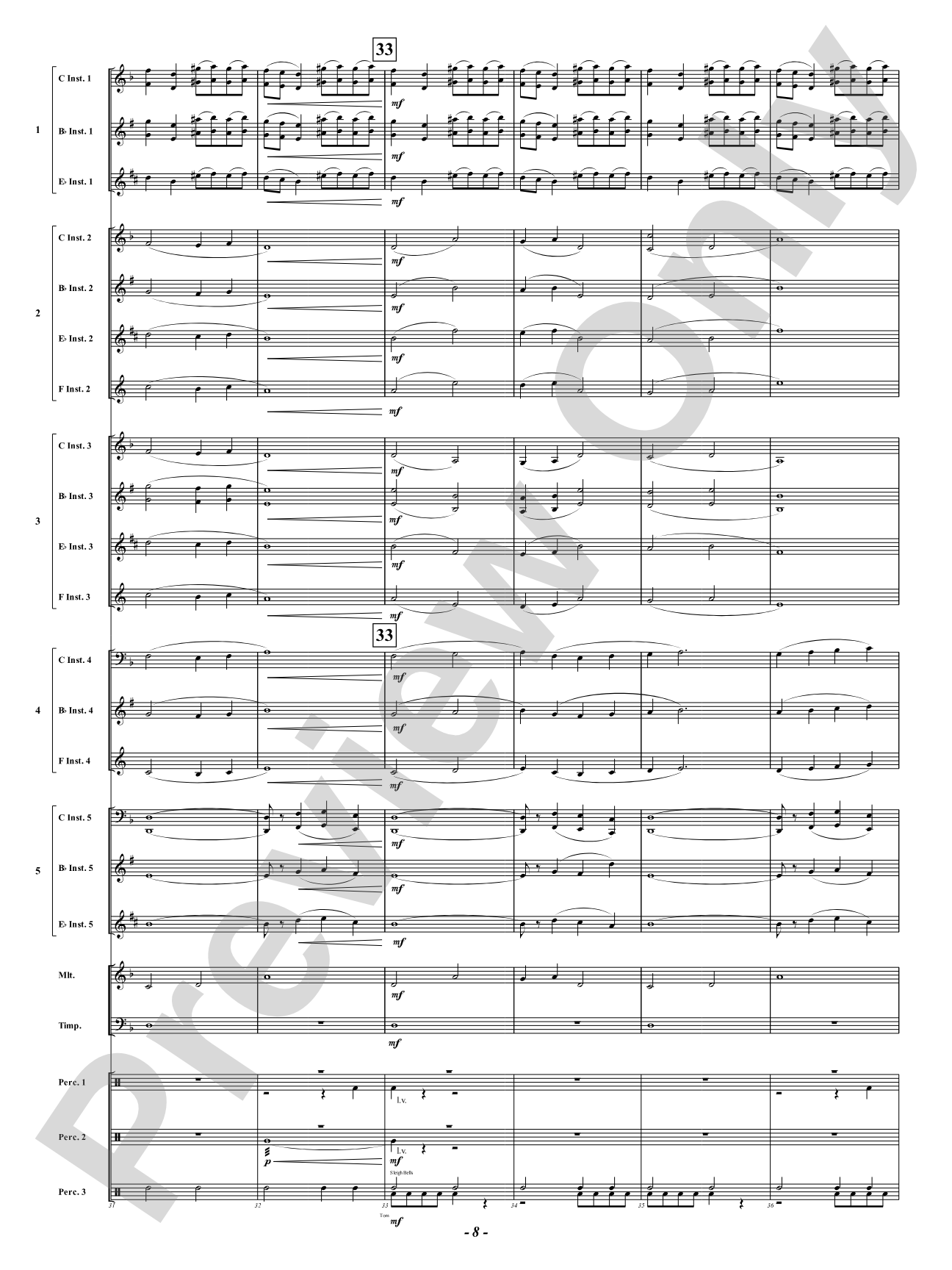 Storm Chaser: Flexible Concert Band Conductor Score & Parts