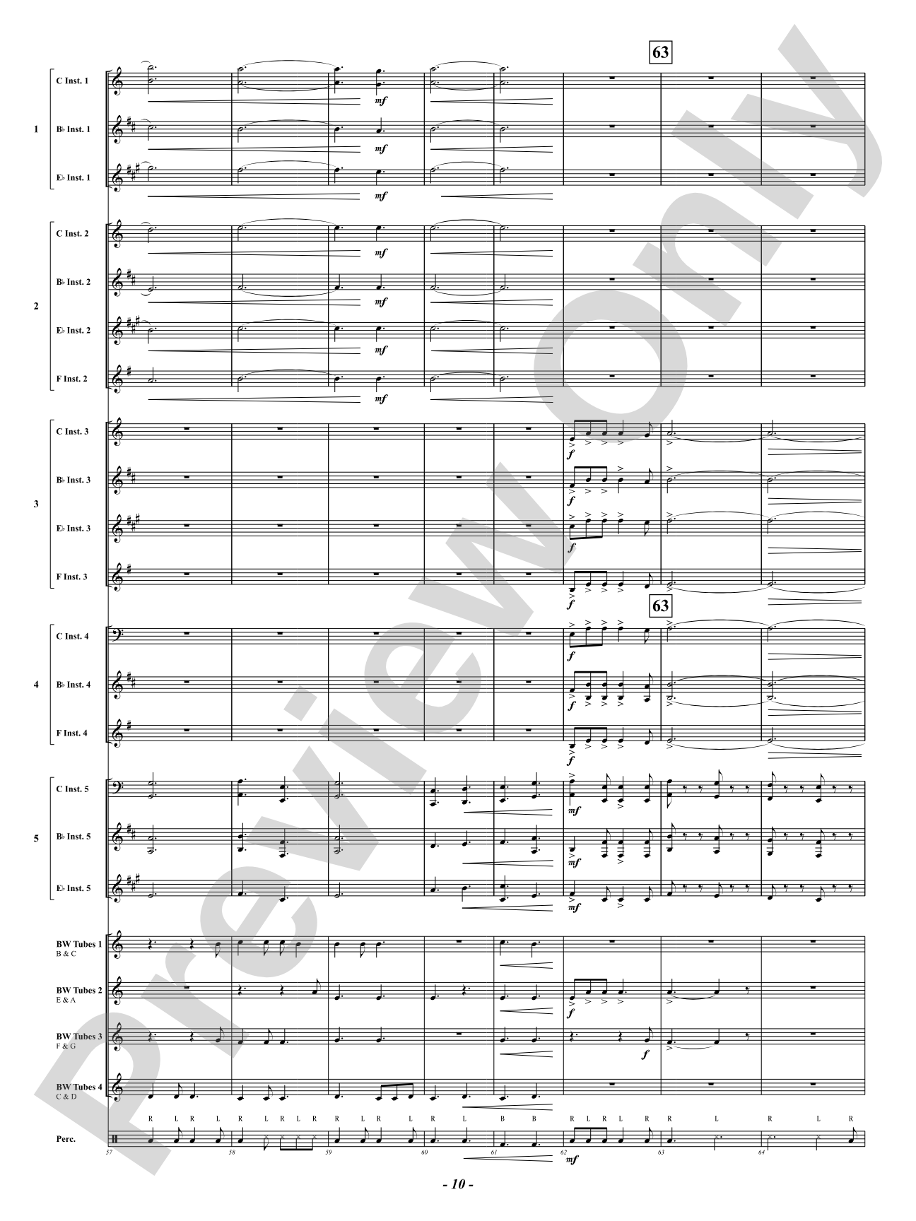 When Boombuckets Come Marching Home: Flexible Concert Band Conductor Score & Parts