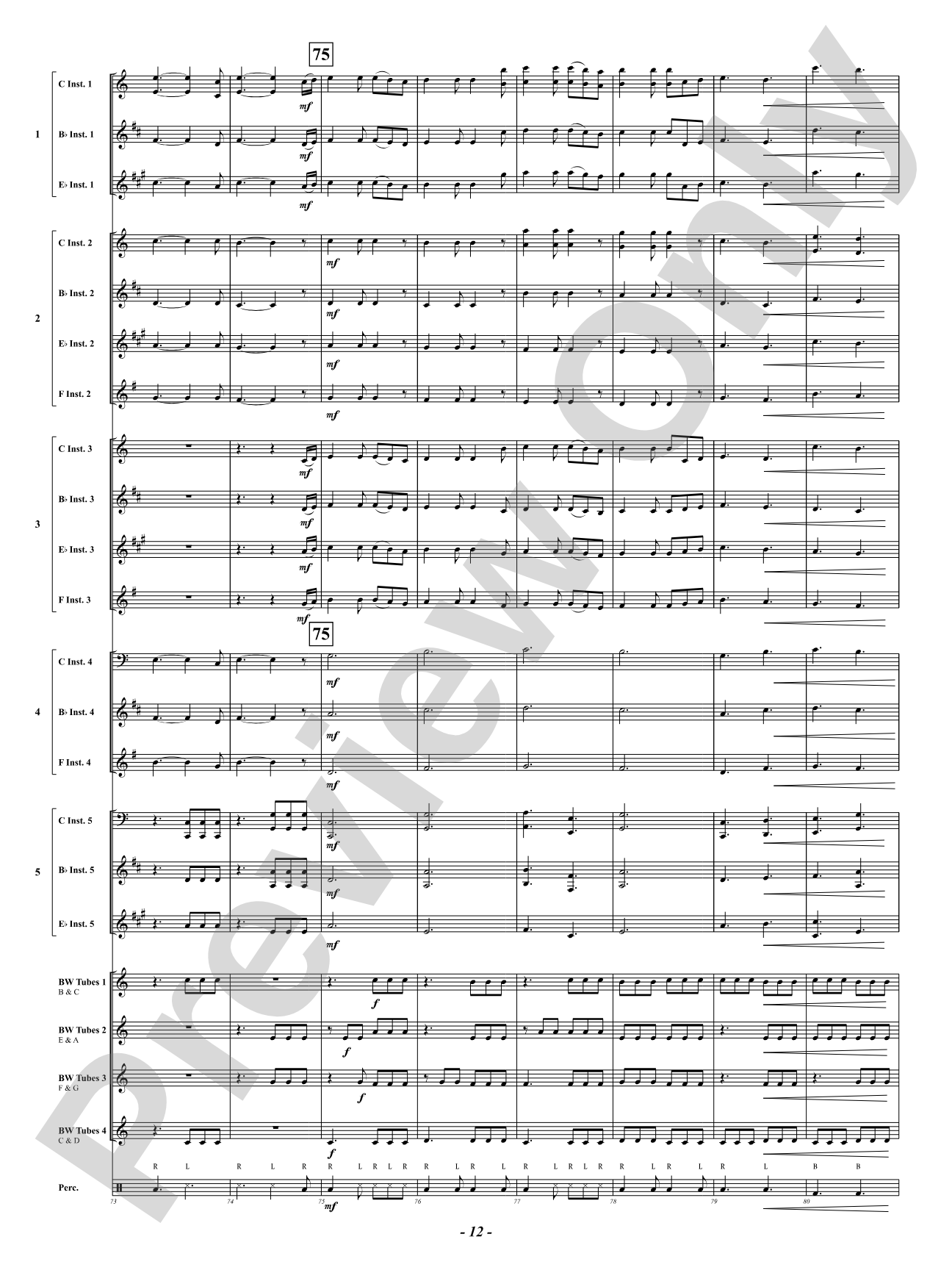When Boombuckets Come Marching Home: Flexible Concert Band Conductor Score & Parts
