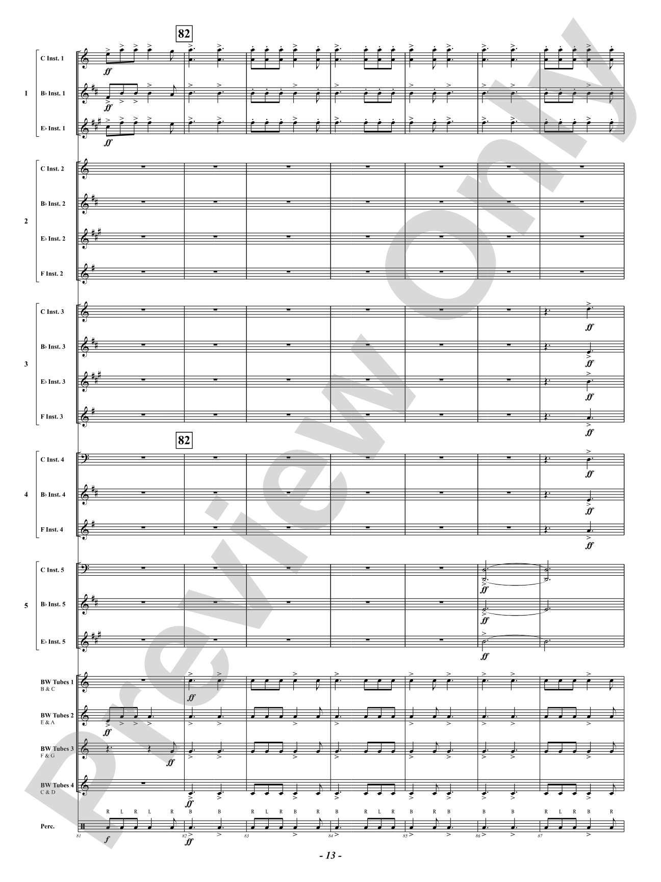 When Boombuckets Come Marching Home: Flexible Concert Band Conductor Score & Parts