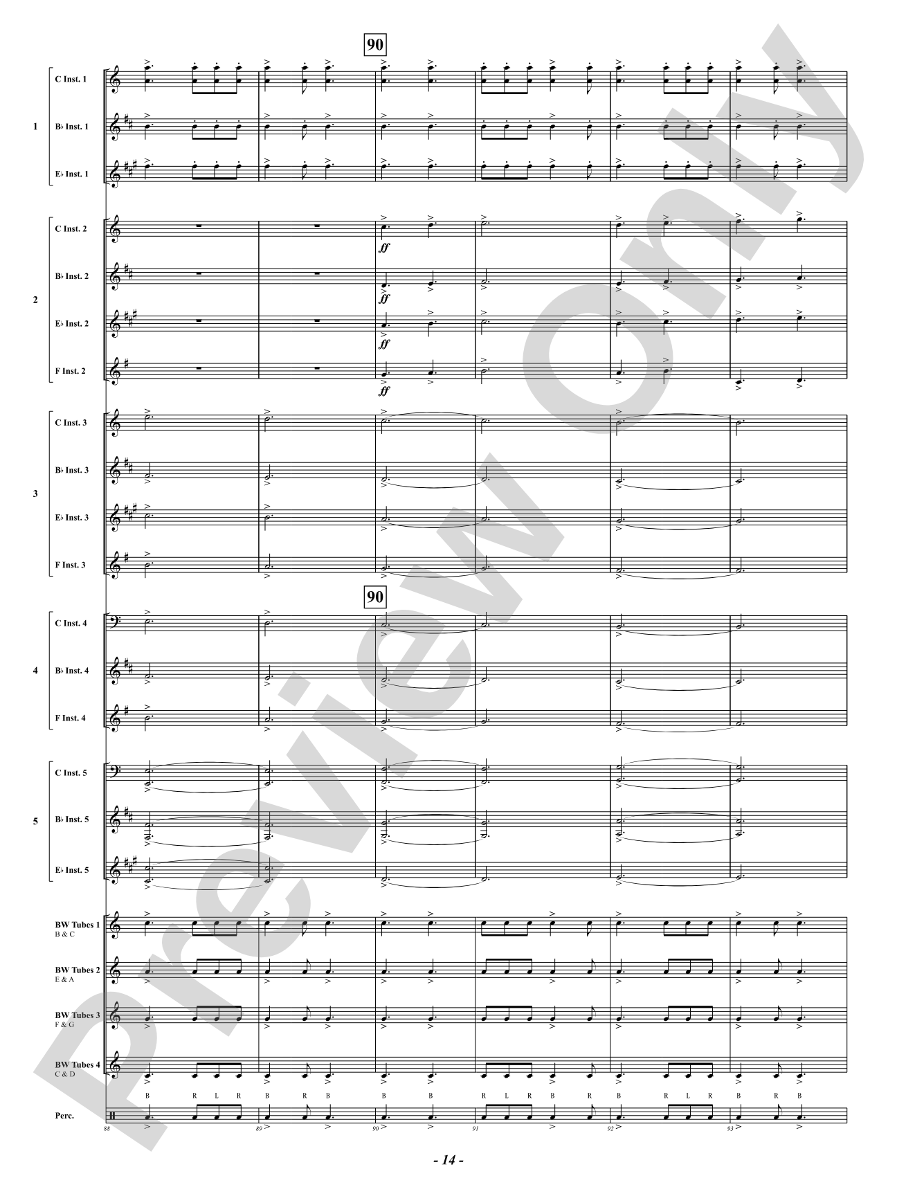When Boombuckets Come Marching Home: Flexible Concert Band Conductor Score & Parts