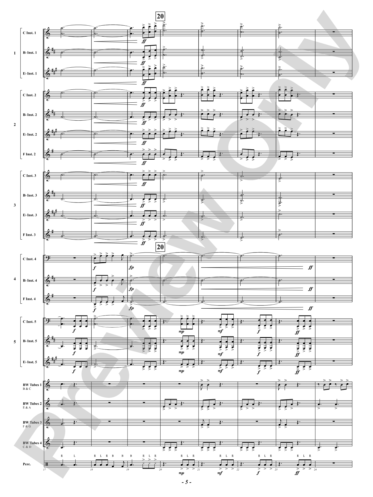 When Boombuckets Come Marching Home: Flexible Concert Band Conductor Score & Parts