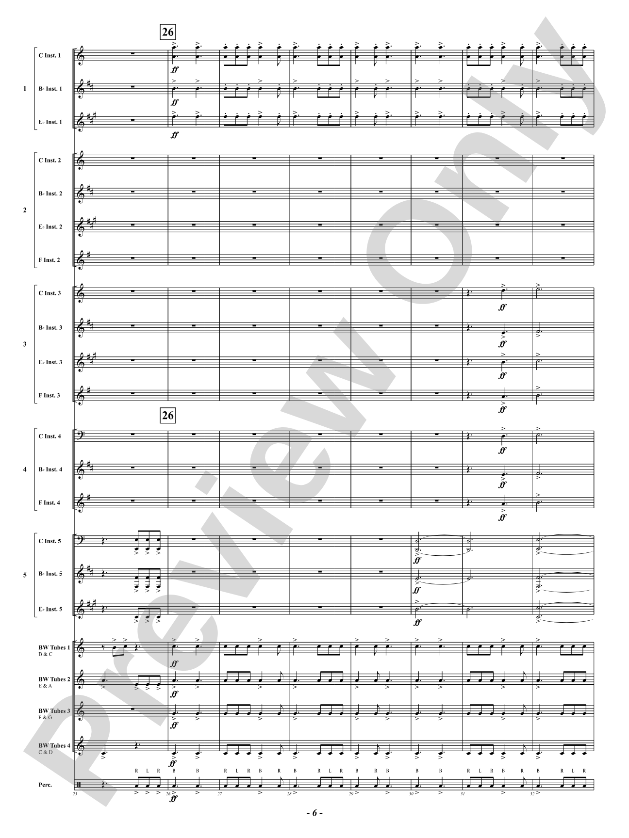 When Boombuckets Come Marching Home: Flexible Concert Band Conductor Score & Parts