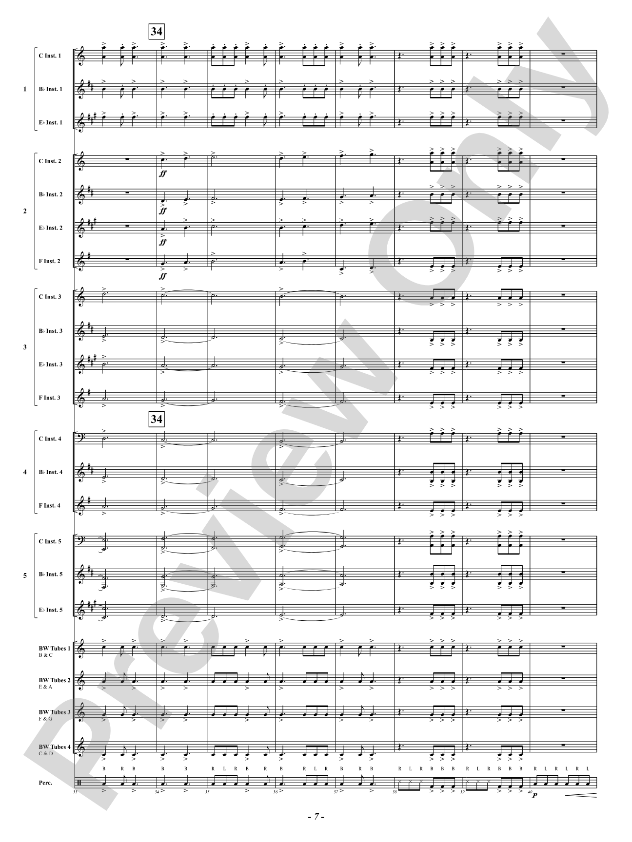 When Boombuckets Come Marching Home: Flexible Concert Band Conductor Score & Parts