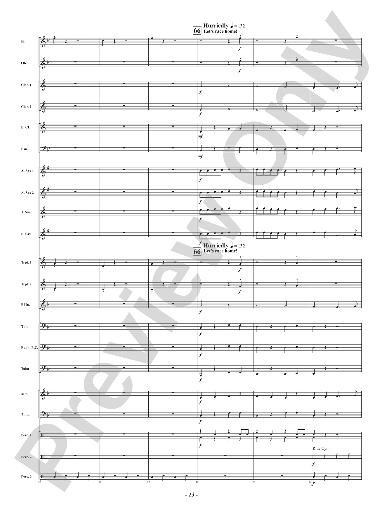 Middle Schooled - A Day in the Life of a Middle School Student: Concert Band Conductor Score & Parts