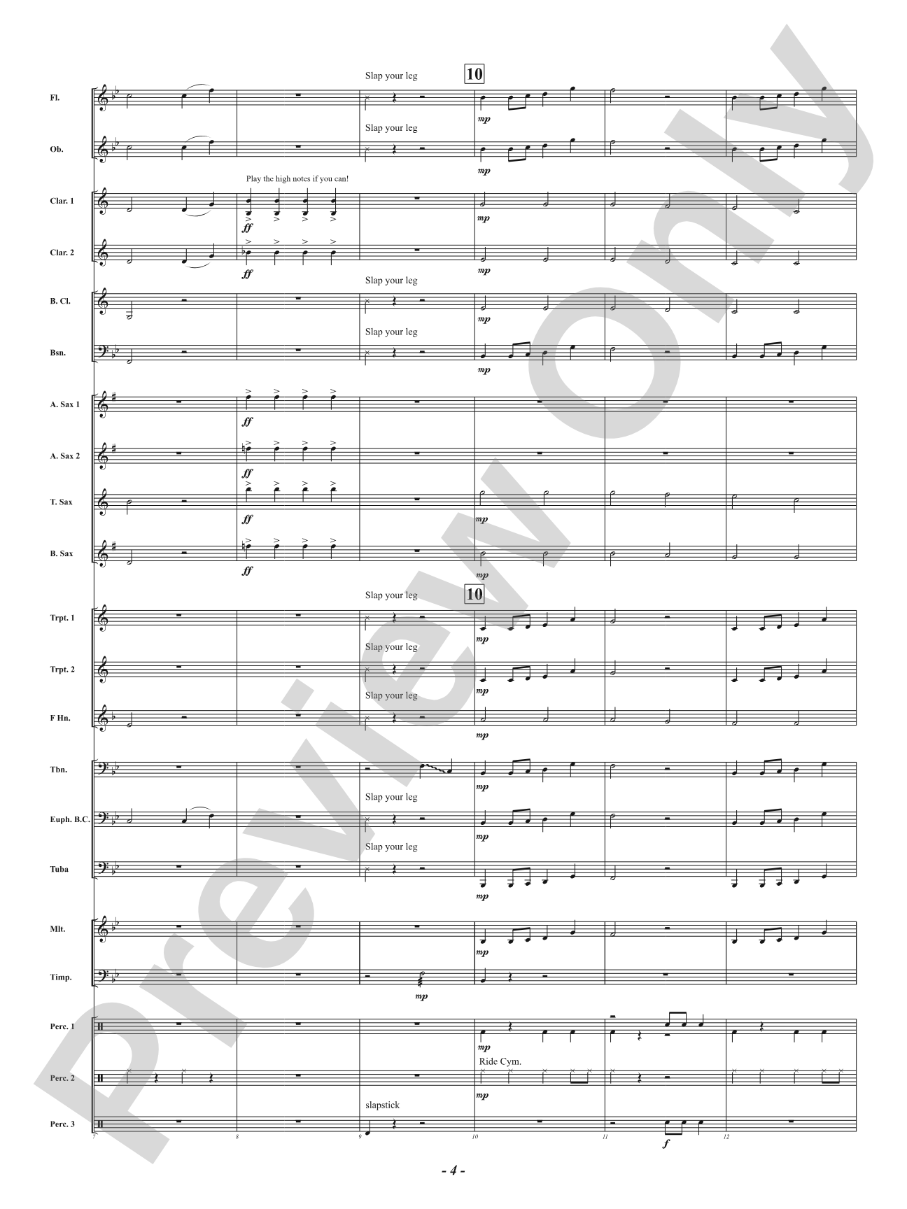 Middle Schooled - A Day in the Life of a Middle School Student: Concert Band Conductor Score & Parts