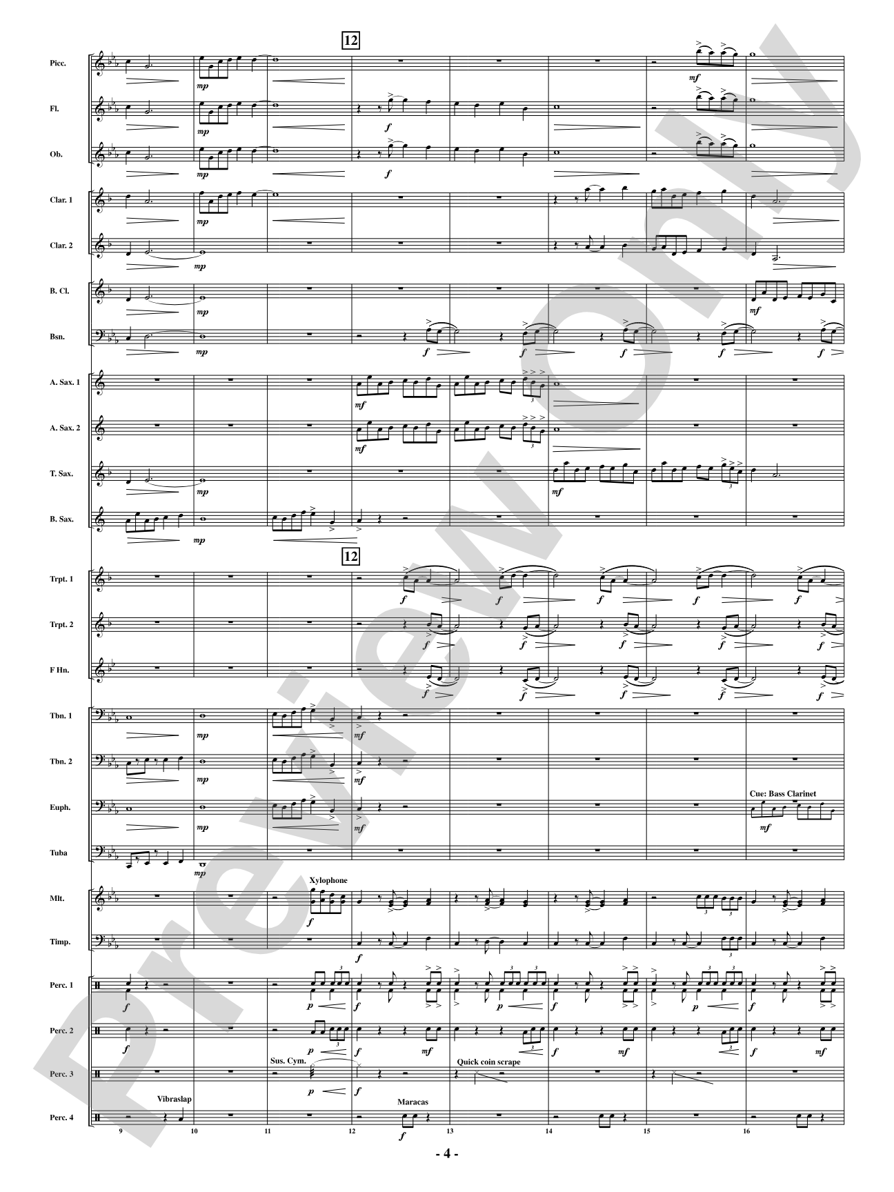 Tenacity: Concert Band Conductor Score & Parts