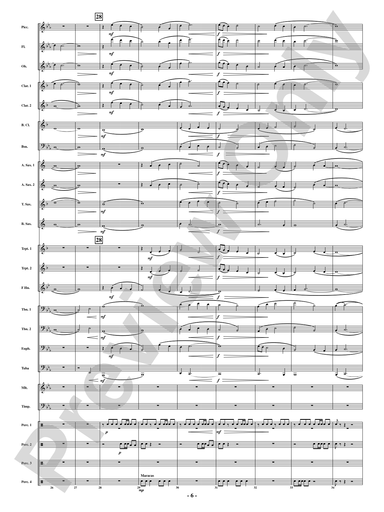 Tenacity: Concert Band Conductor Score & Parts
