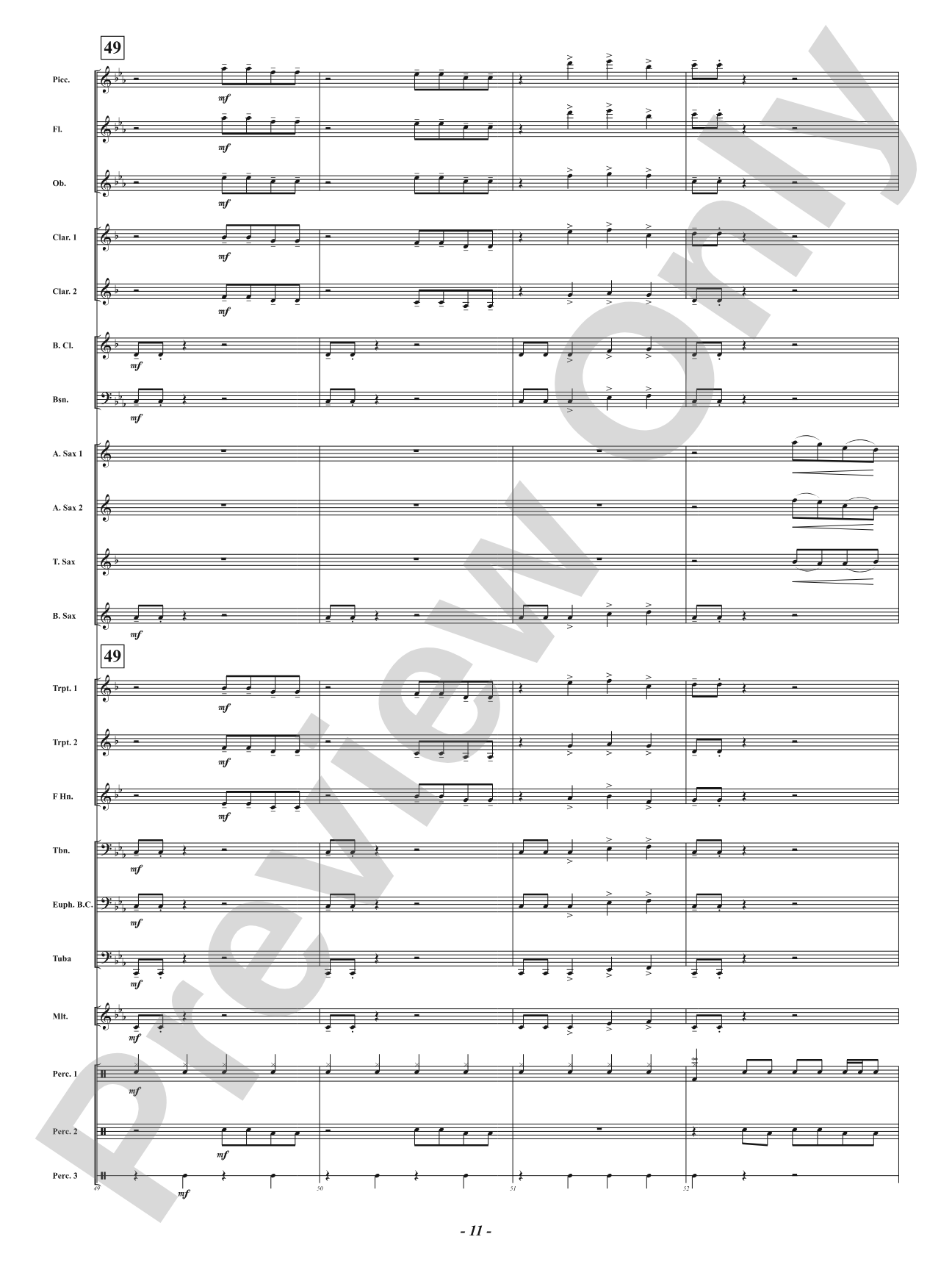 Easy Fix: Concert Band Conductor Score & Parts