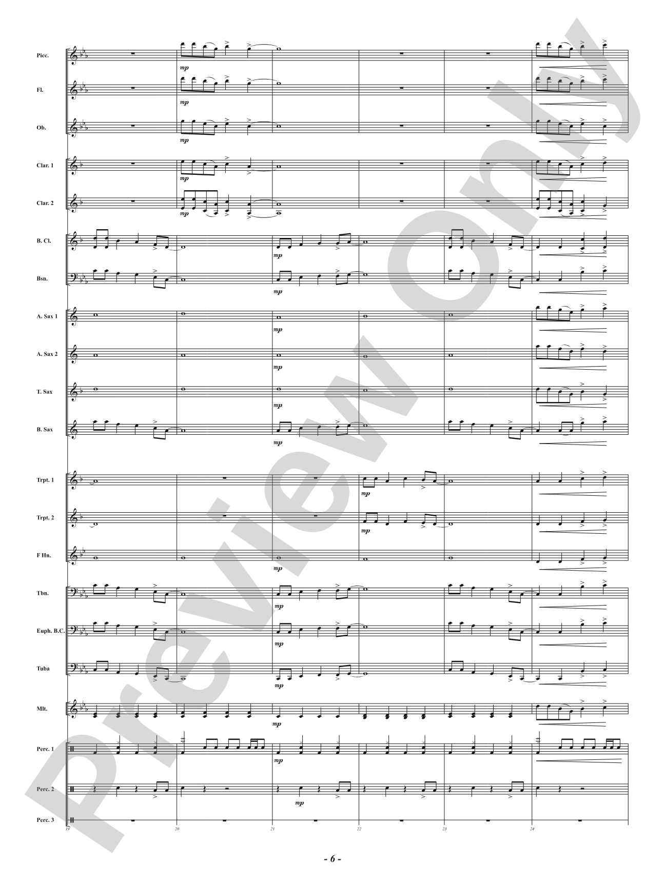 Easy Fix: Concert Band Conductor Score & Parts