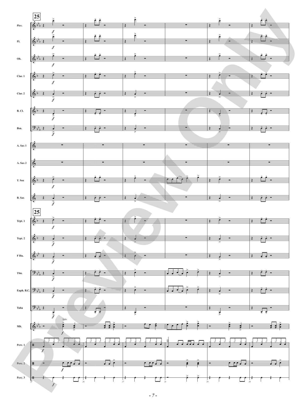 Easy Fix: Concert Band Conductor Score & Parts