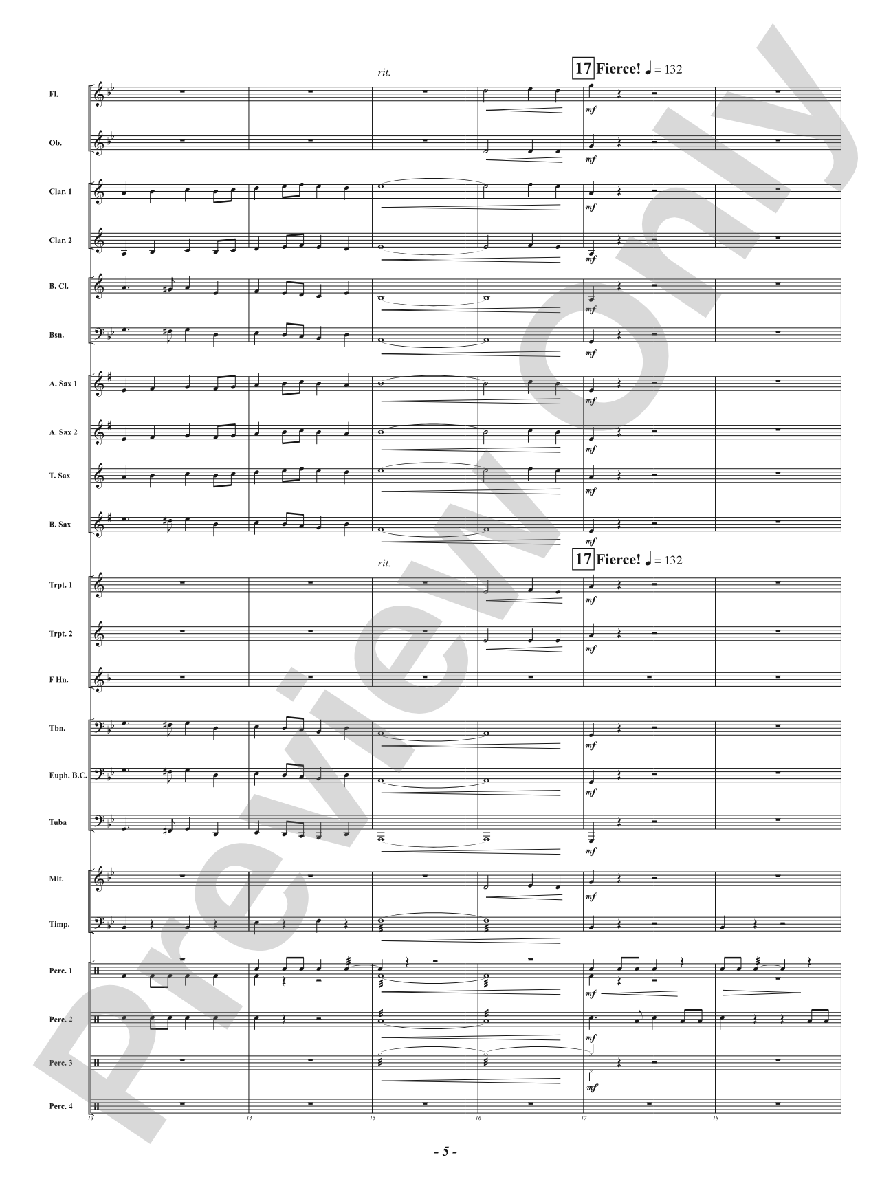 Shark Eyes - Mvt. 2 from <i>Water Tales: A Suite for Band</i>: Concert Band Conductor Score & Parts