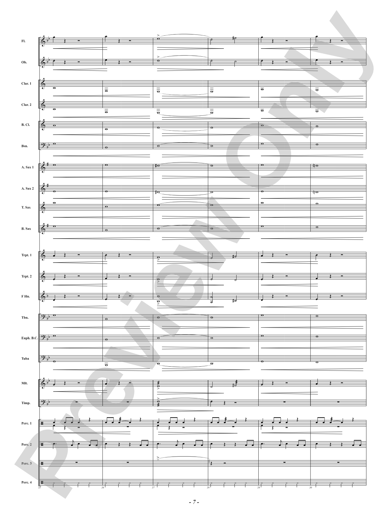 Shark Eyes - Mvt. 2 from <i>Water Tales: A Suite for Band</i>: Concert Band Conductor Score & Parts