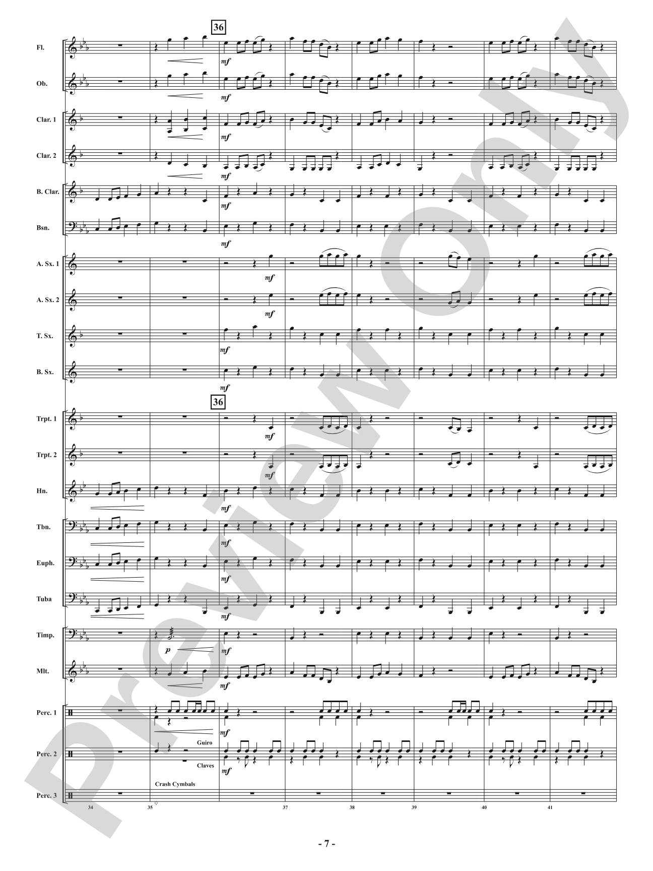 Axolotl Dance - Mvt. 3 from <i>Water Tales: A Suite for Band</i>: Score