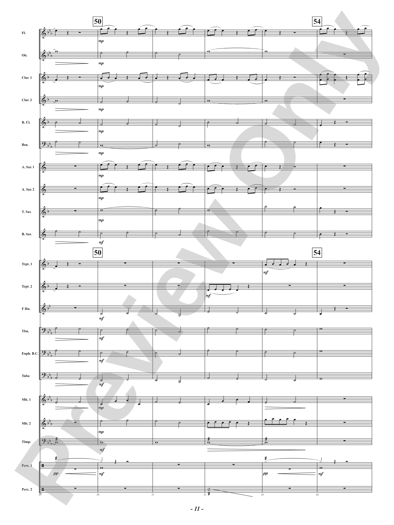 Jellyfish - Mvt. 4 from <i>Water Tales: A Suite for Band</i>: Concert Band Conductor Score & Parts