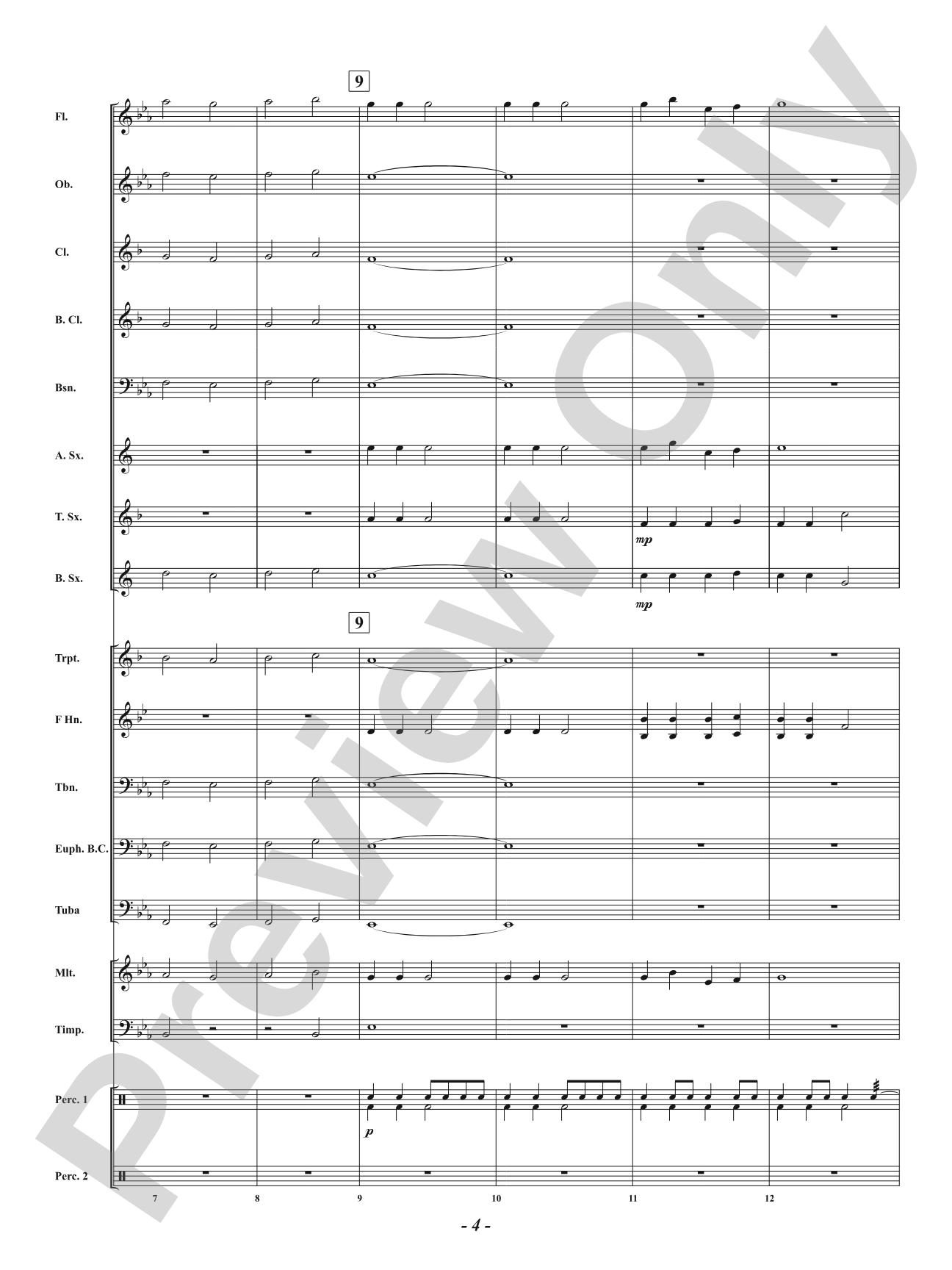 Jolly Old King Jingle Bells: Concert Band Conductor Score & Parts