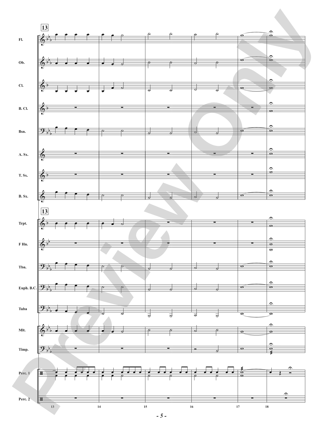 Jolly Old King Jingle Bells: Concert Band Conductor Score & Parts