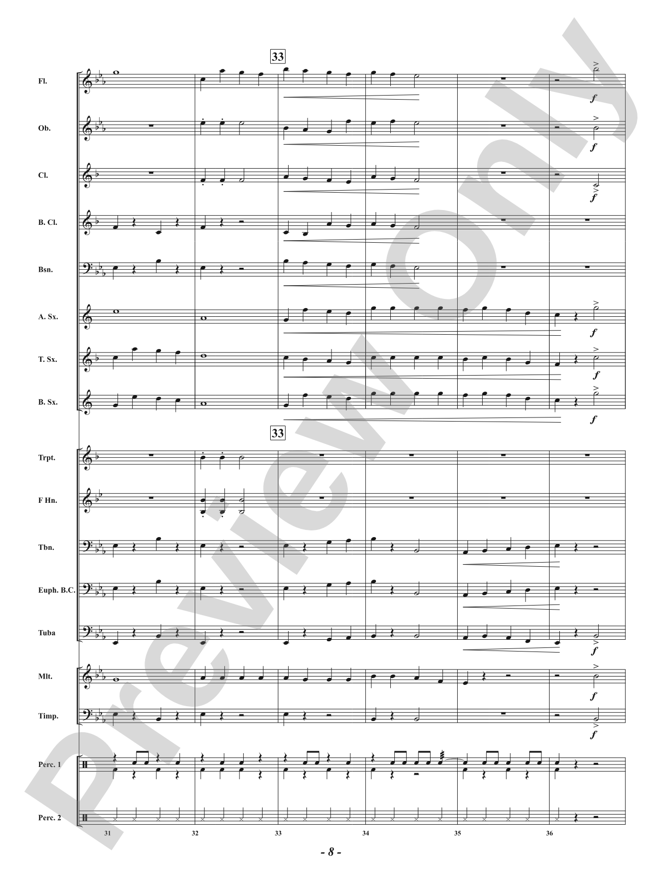 Jolly Old King Jingle Bells: Concert Band Conductor Score & Parts