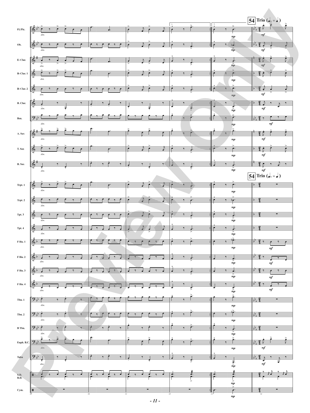 Carbine and Lance: Concert Band Conductor Score & Parts