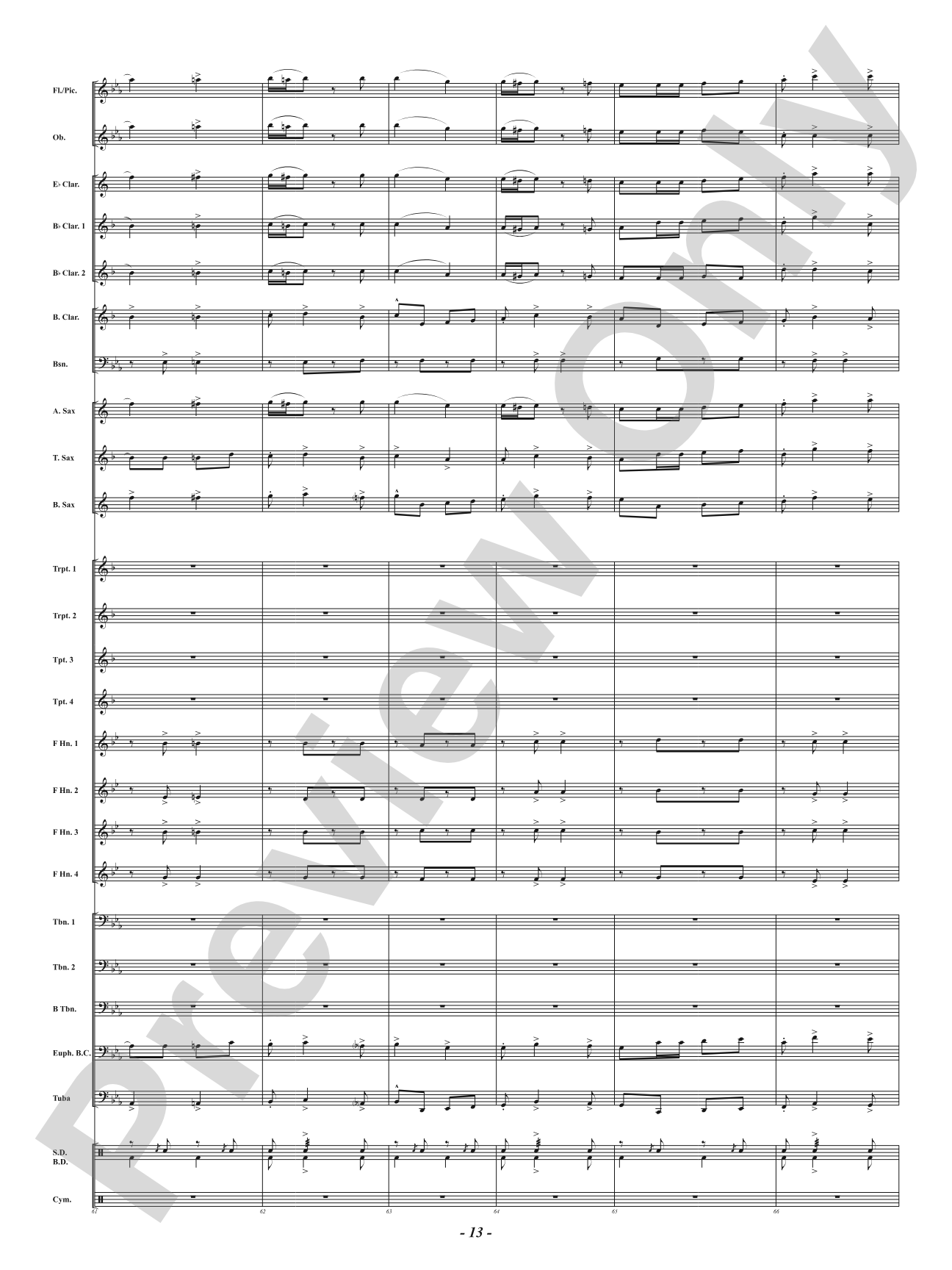 Carbine and Lance: Concert Band Conductor Score & Parts