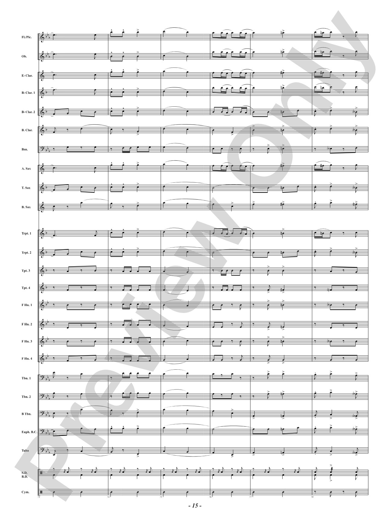 Carbine and Lance: Concert Band Conductor Score & Parts