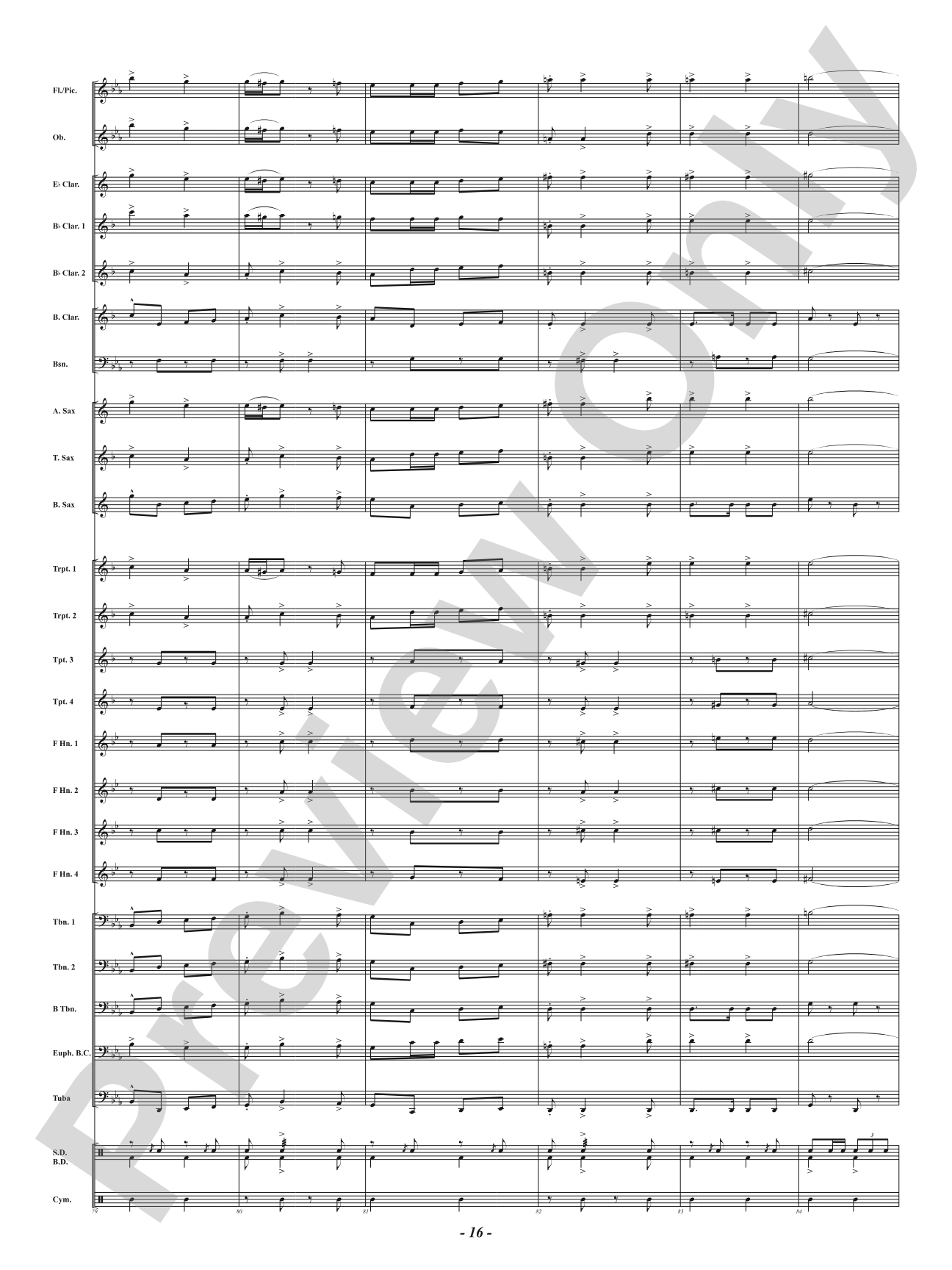 Carbine and Lance: Concert Band Conductor Score & Parts