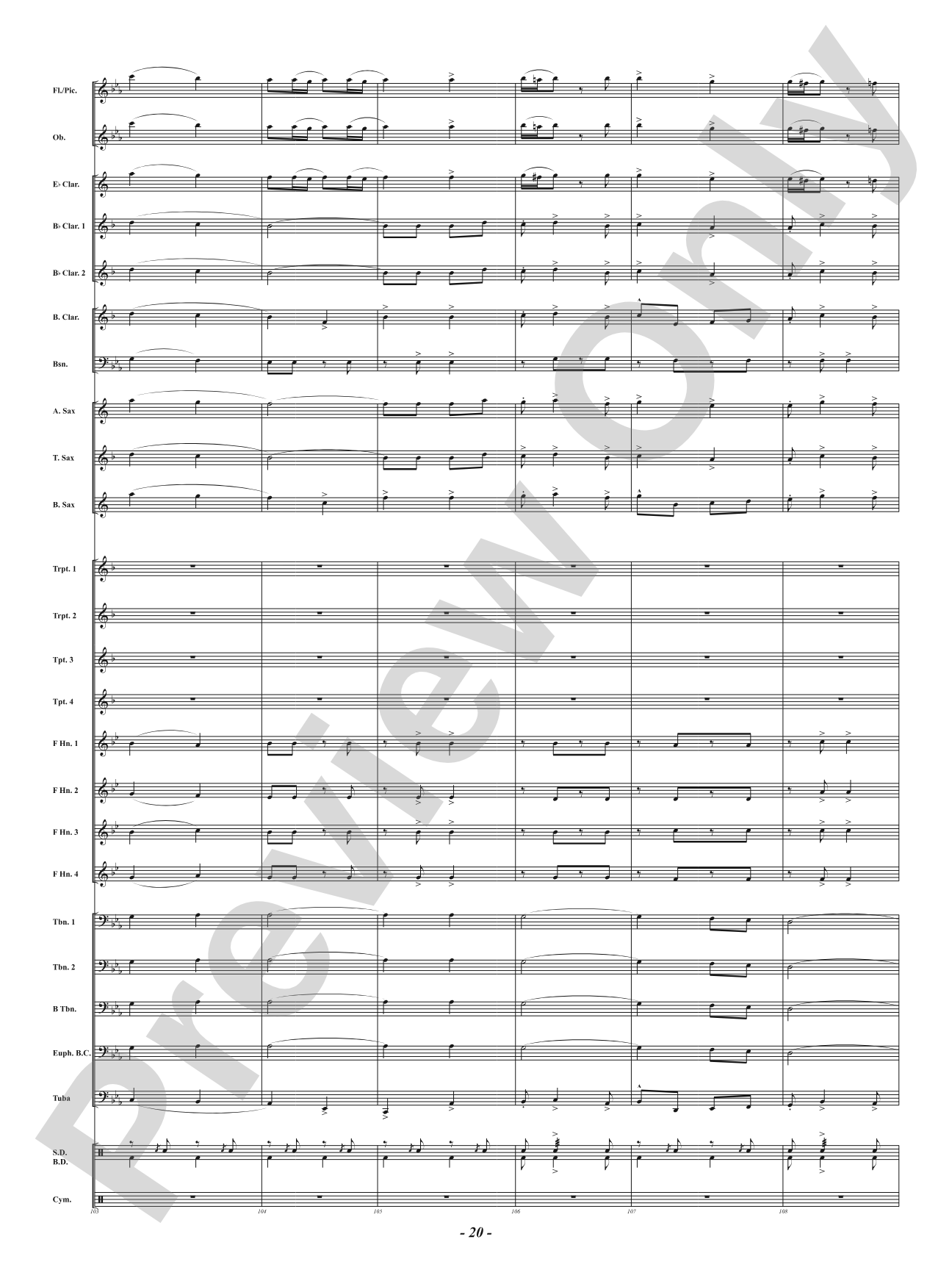 Carbine and Lance: Concert Band Conductor Score & Parts