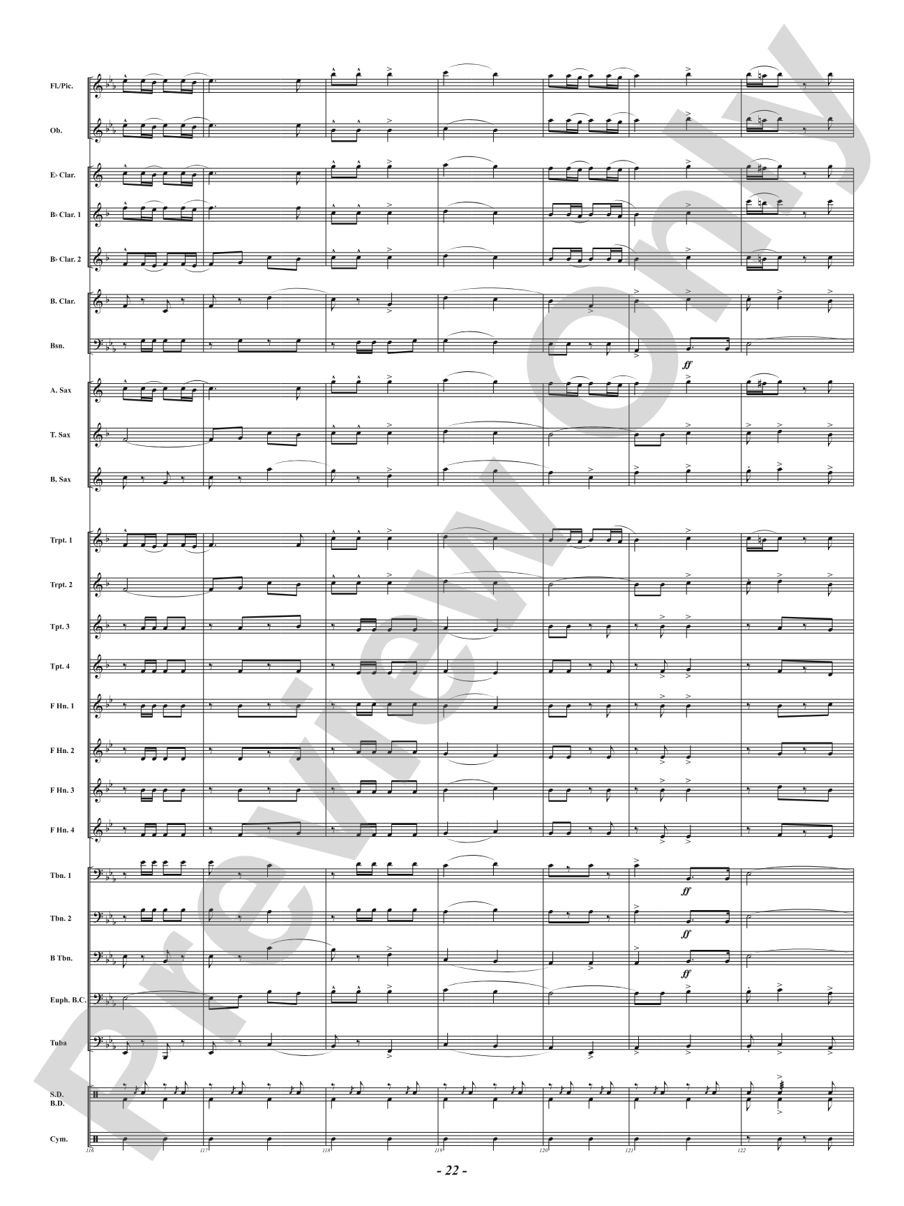 Carbine and Lance: Concert Band Conductor Score & Parts