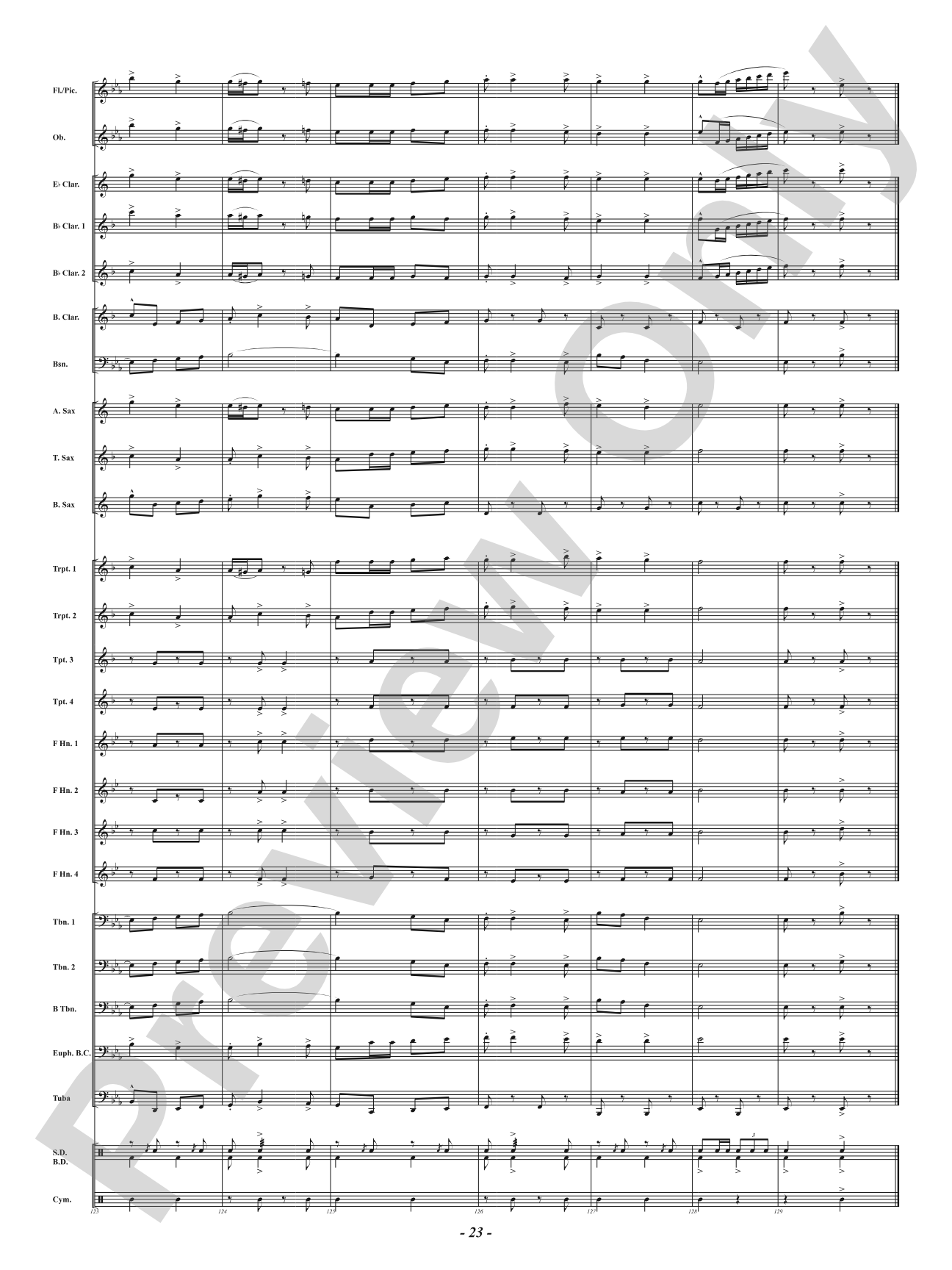 Carbine and Lance: Concert Band Conductor Score & Parts
