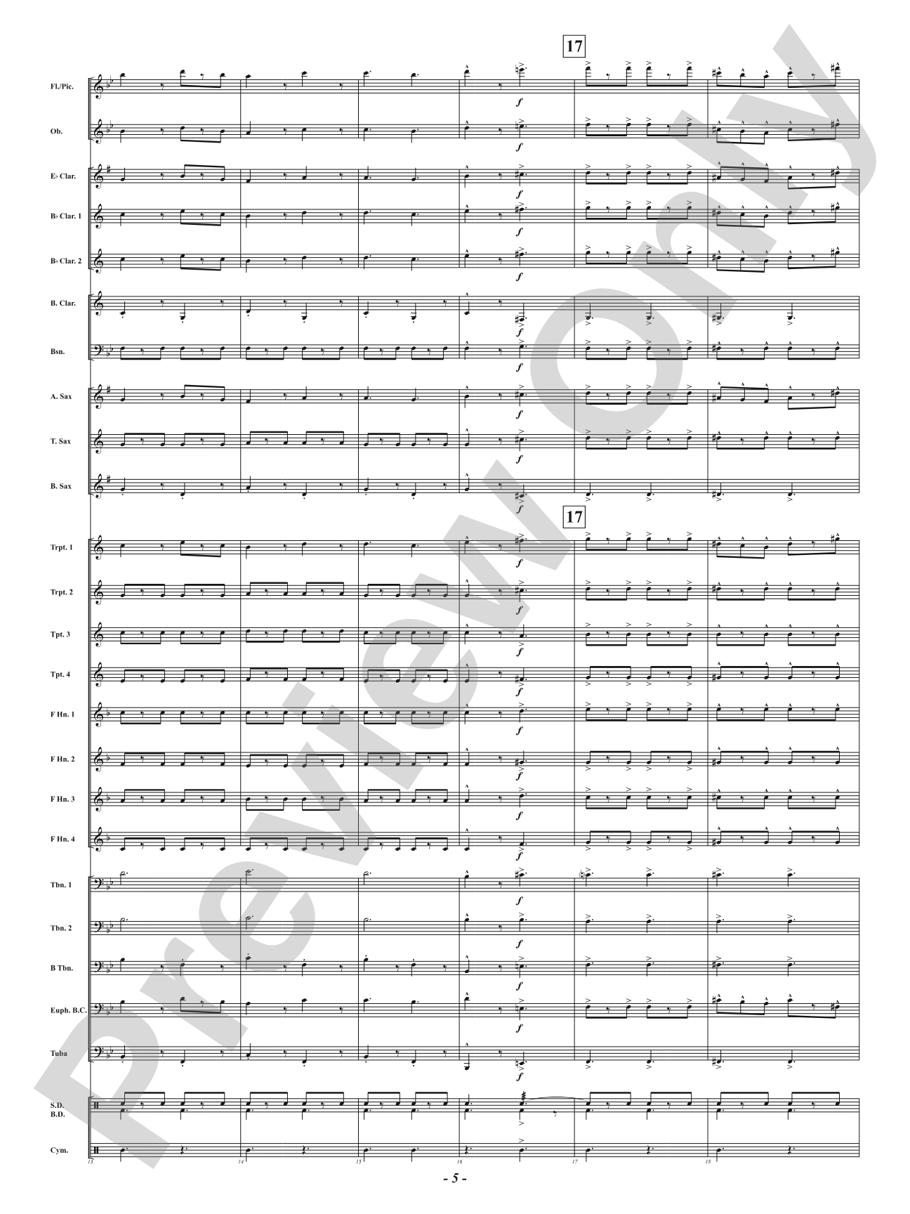 Carbine and Lance: Concert Band Conductor Score & Parts