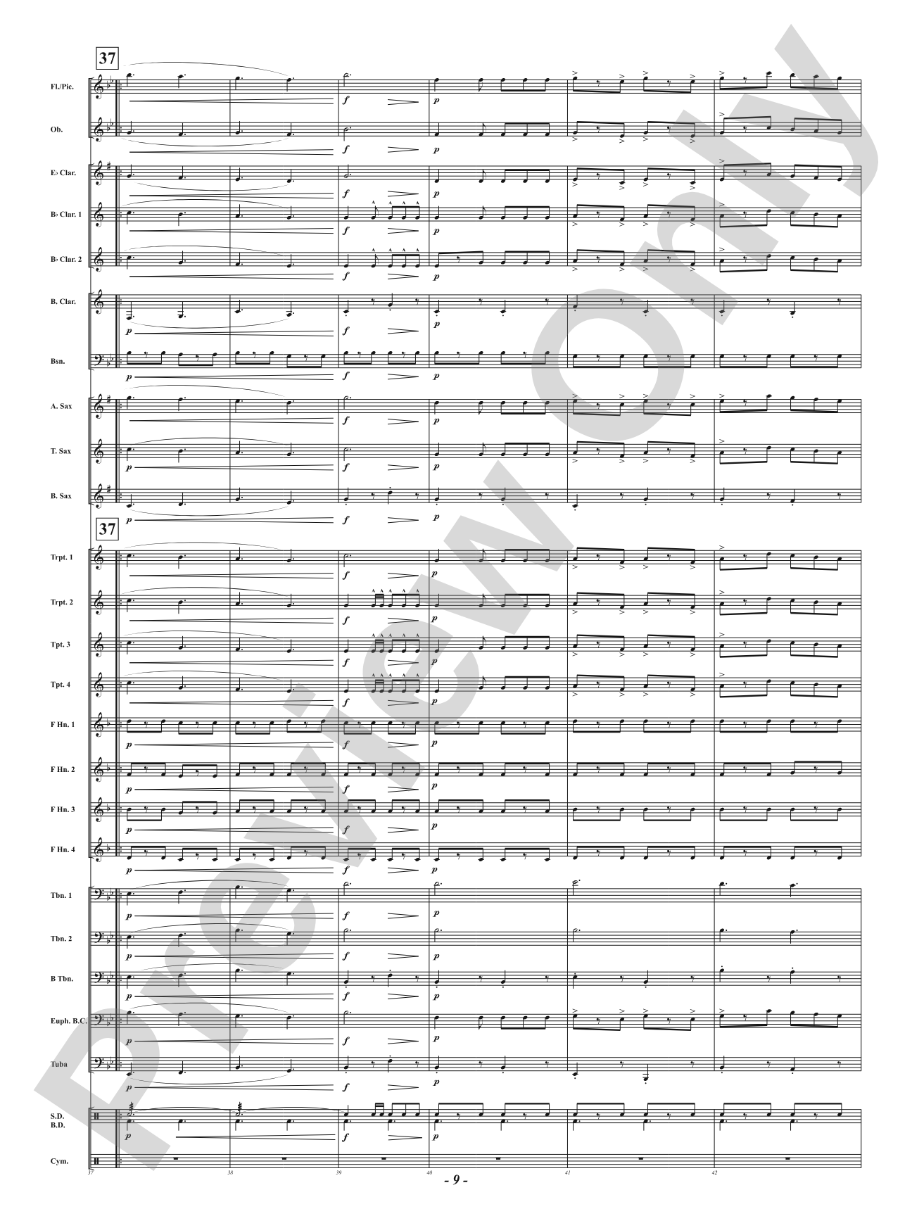 Carbine and Lance: Concert Band Conductor Score & Parts