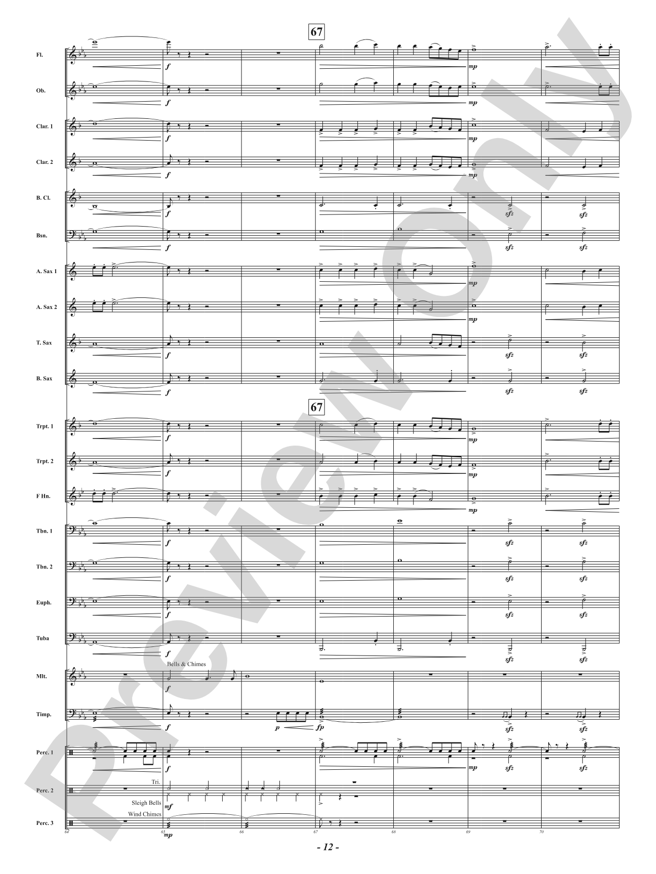 Up on the Hip-Hop House Top: Concert Band Conductor Score & Parts