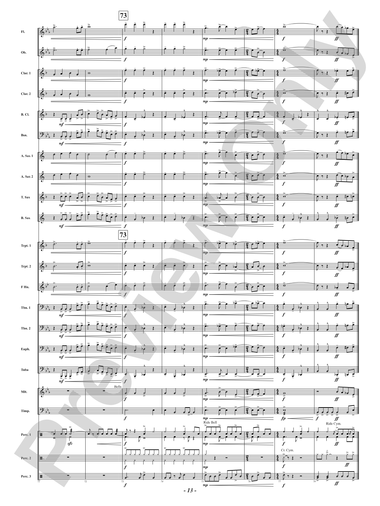 Up on the Hip-Hop House Top: Concert Band Conductor Score & Parts