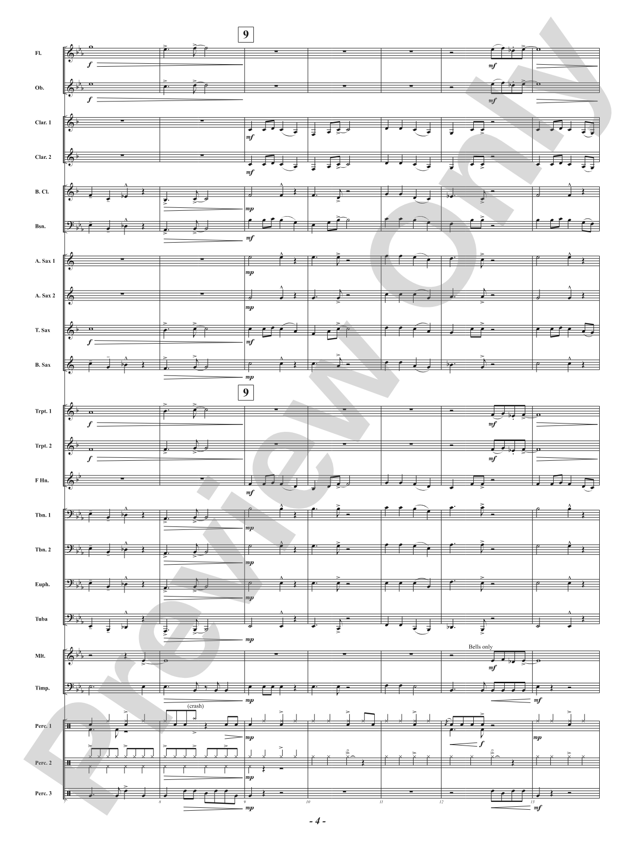 Up on the Hip-Hop House Top: Concert Band Conductor Score & Parts