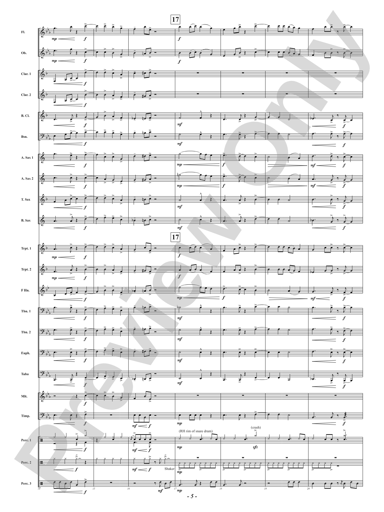 Up on the Hip-Hop House Top: Concert Band Conductor Score & Parts