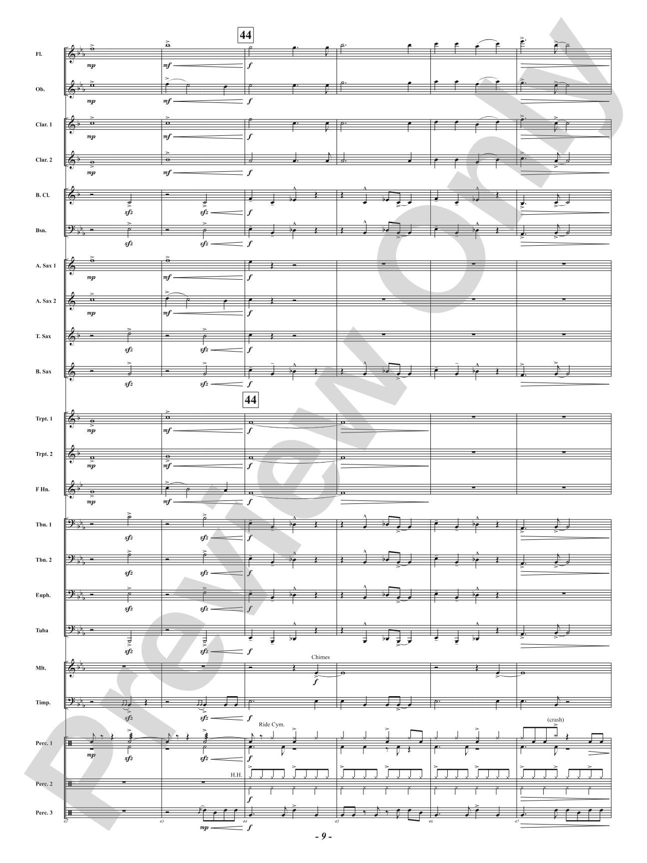 Up on the Hip-Hop House Top: Concert Band Conductor Score & Parts