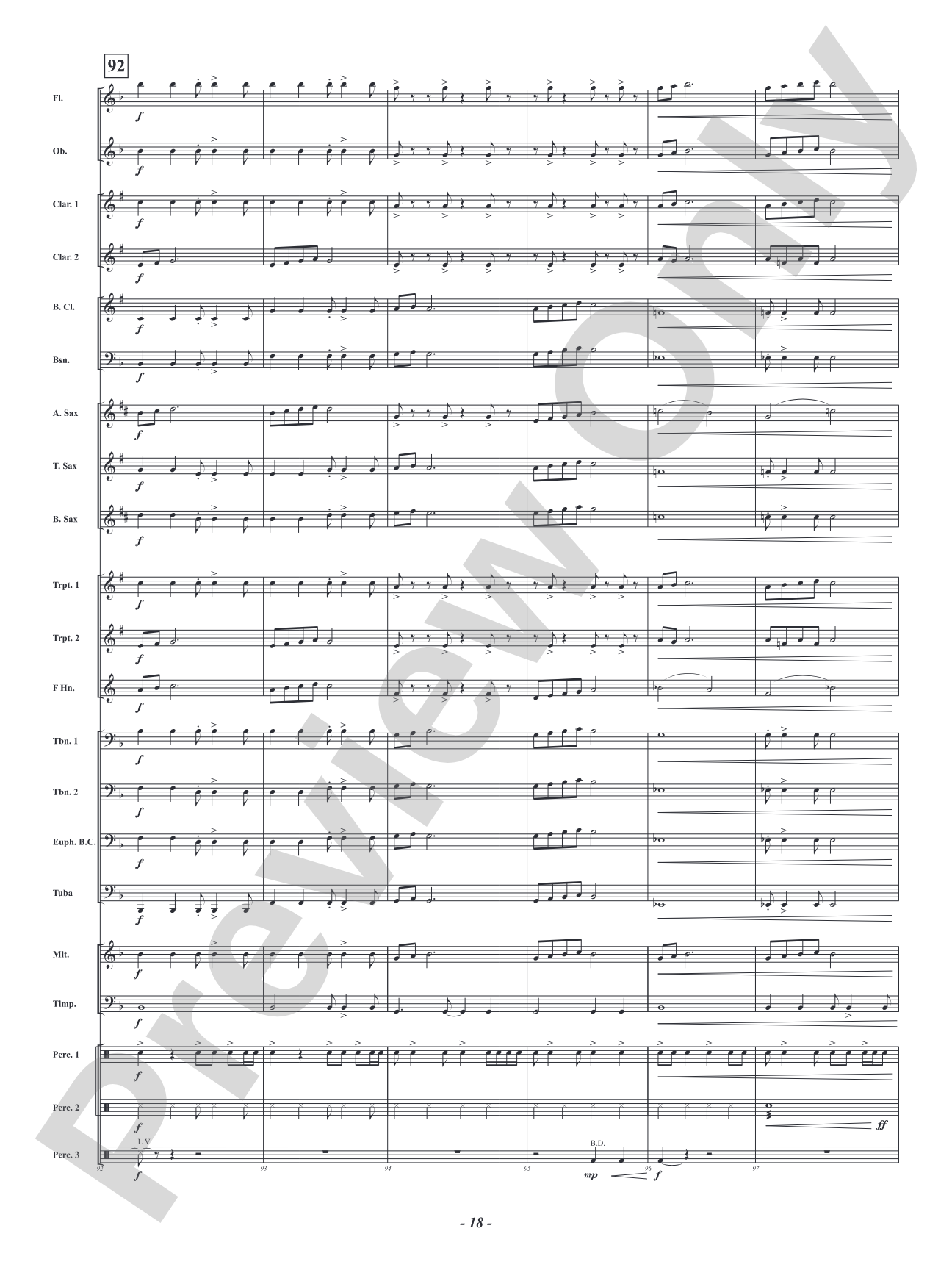 Adventures in Rhythm: Concert Band Conductor Score & Parts