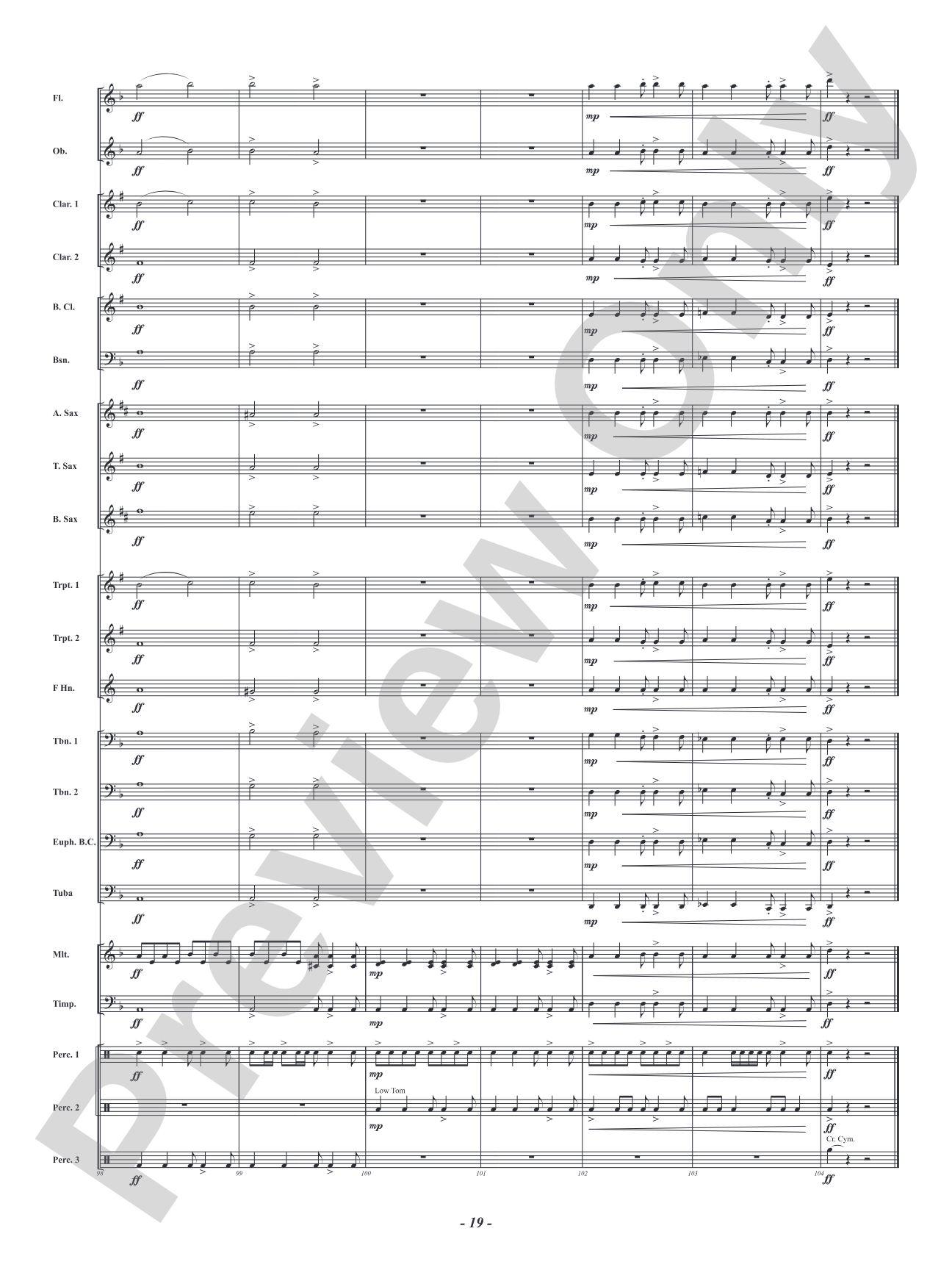 Adventures in Rhythm: Concert Band Conductor Score & Parts