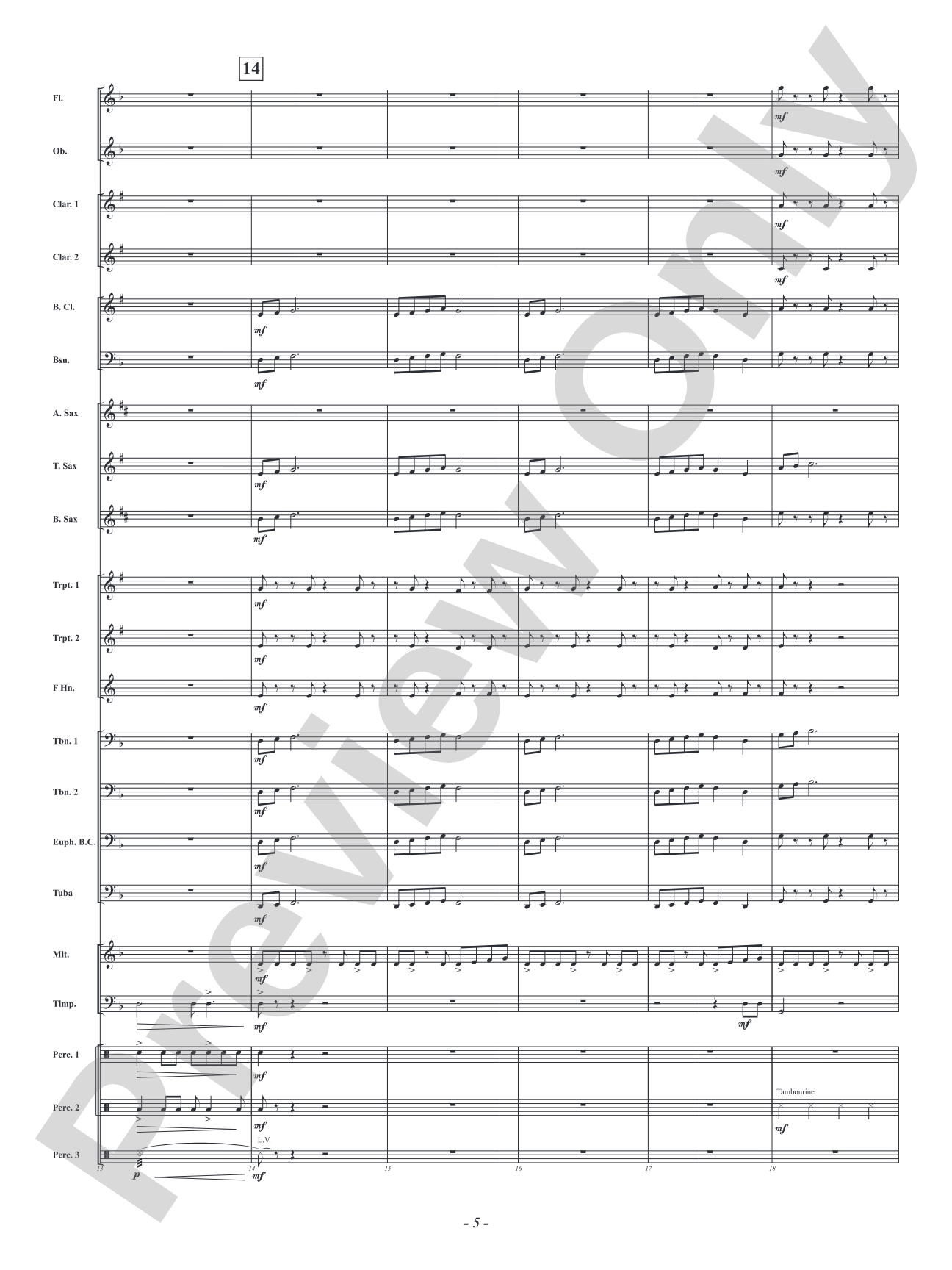 Adventures in Rhythm: Concert Band Conductor Score & Parts